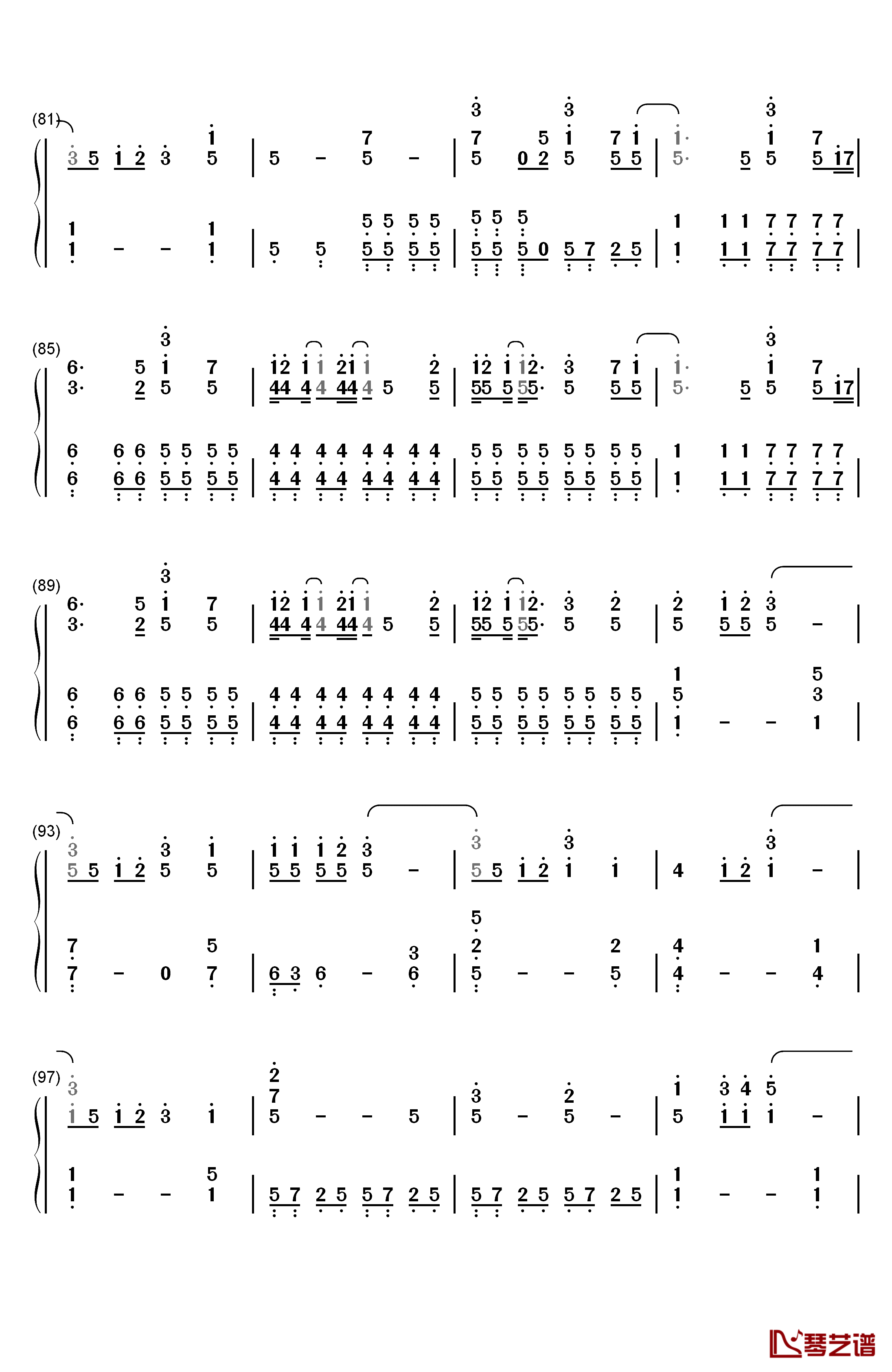 Welcome to the Black Parade钢琴简谱-数字双手-My Chemical Romance5