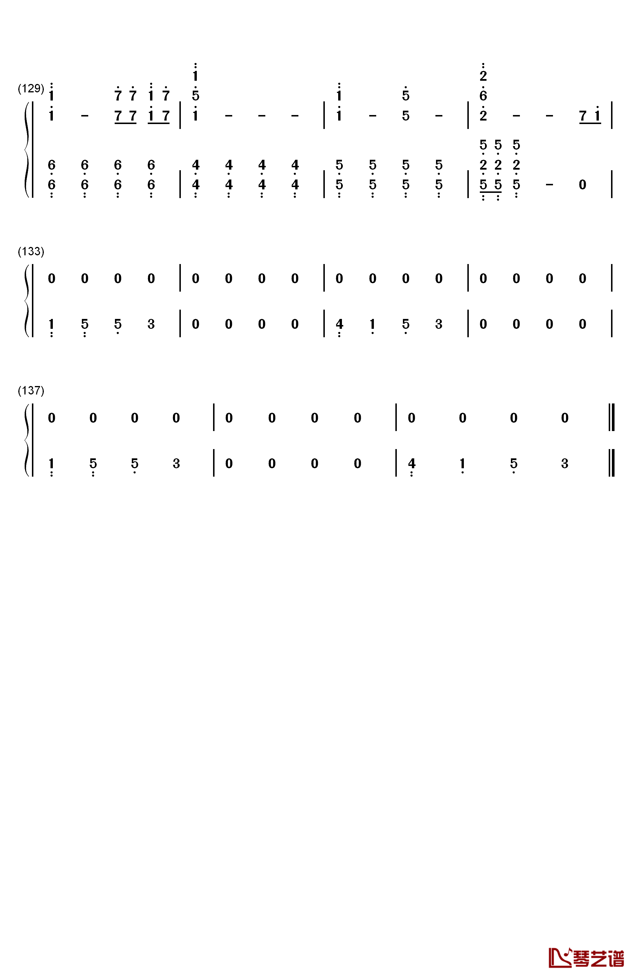 Shadow of Love钢琴简谱-数字双手-OLIVIA7