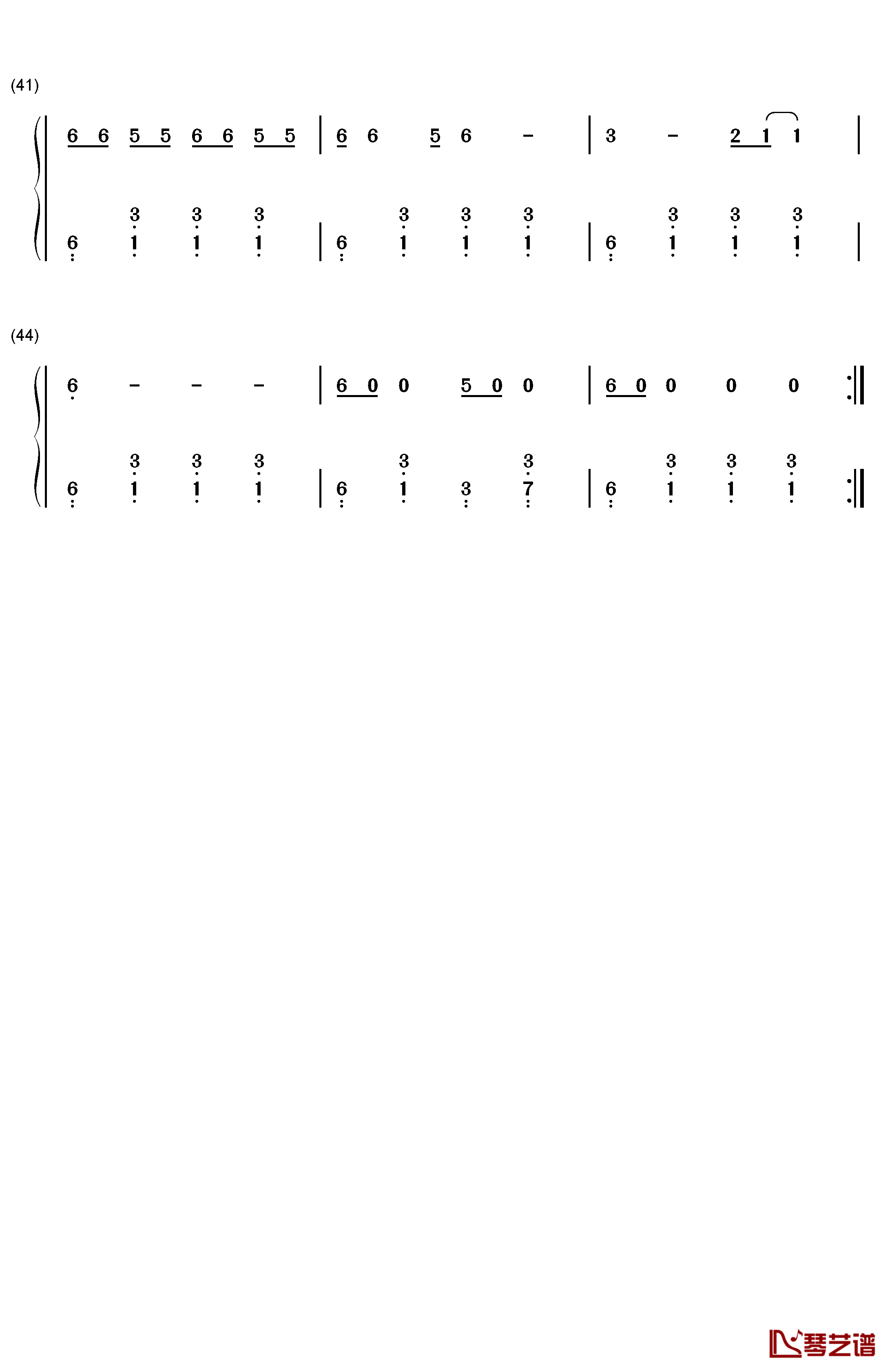 聪明的一休钢琴简谱-数字双手-相内恵 ヤング・フレッシュ3