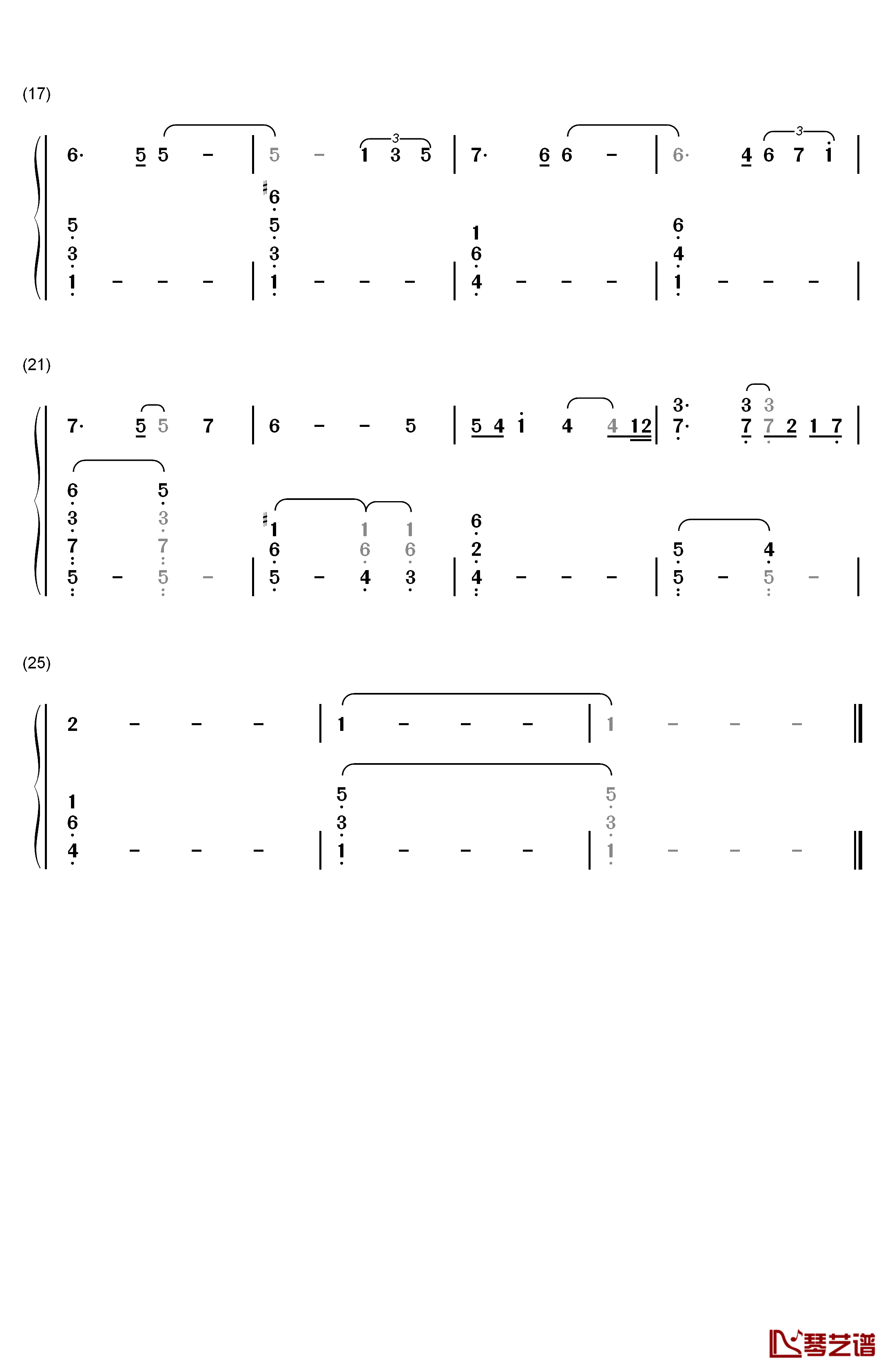 My Mind钢琴简谱-数字双手-植松伸夫2