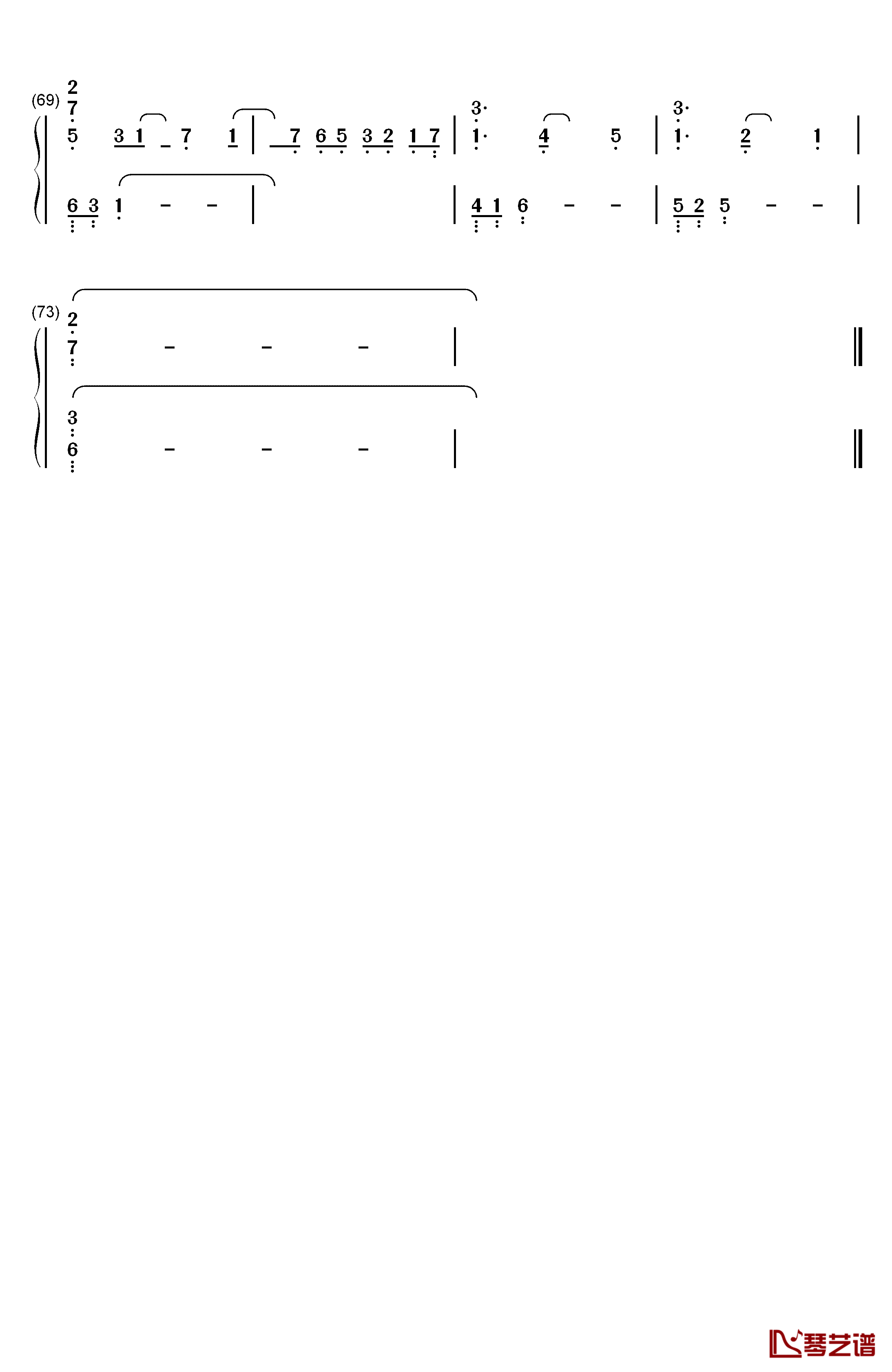 Forest Fantasy钢琴简谱-数字双手-Yiruma李闰珉4