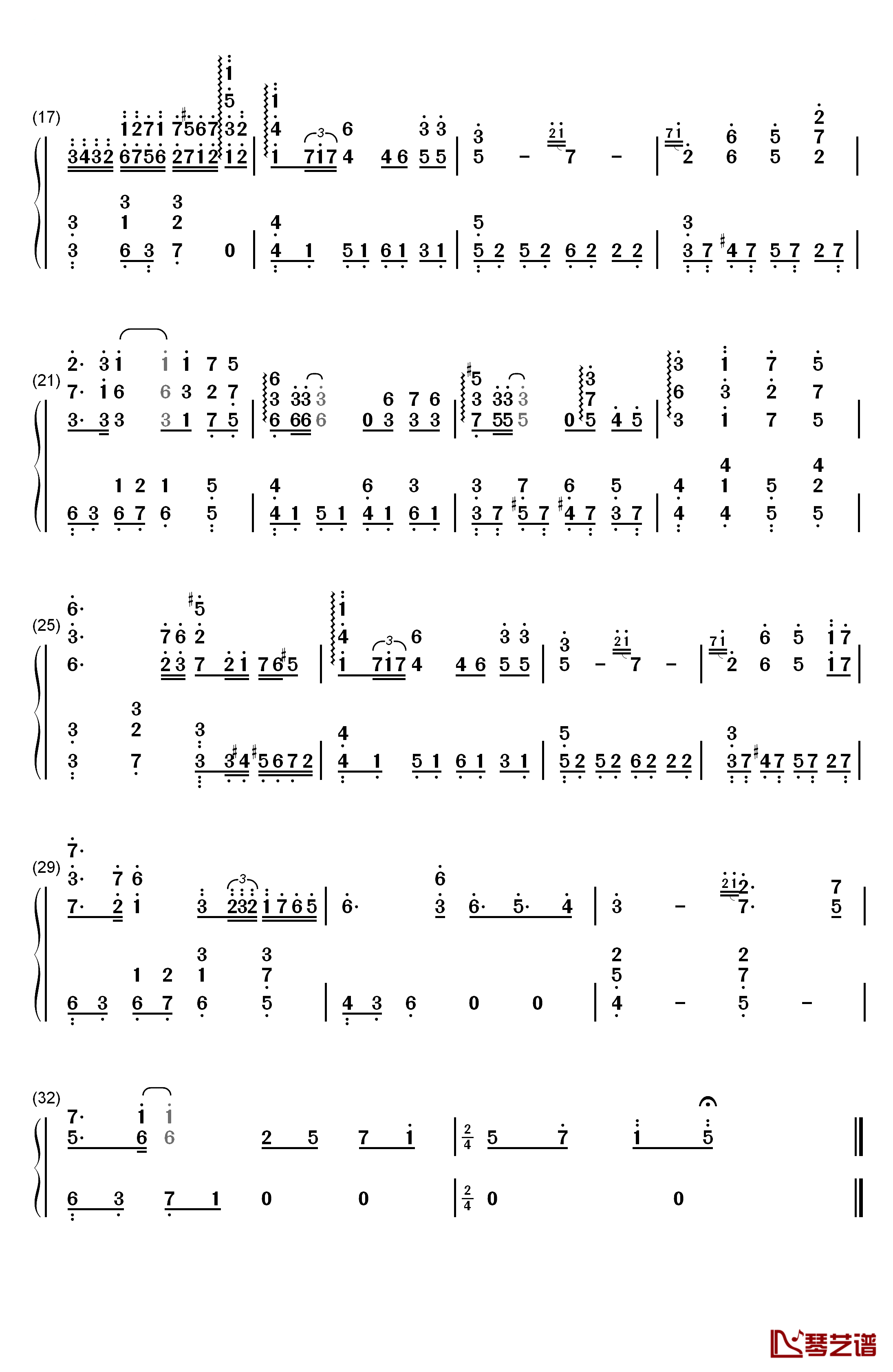 Ifs and Buts钢琴简谱-数字双手-阿保刚2