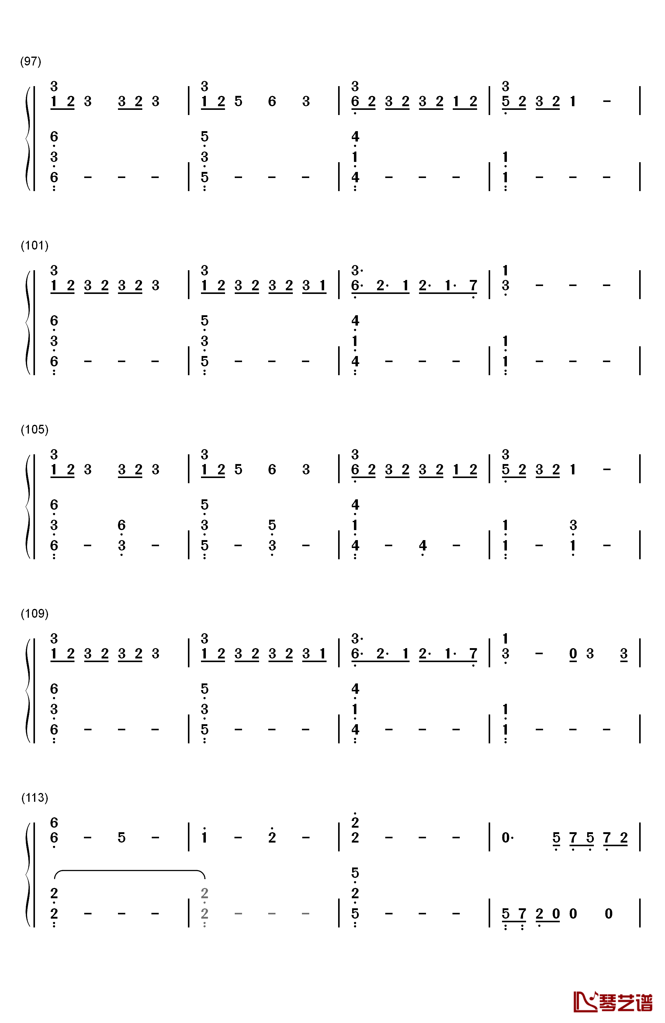 Lost Boy钢琴简谱-数字双手-Ruth B6