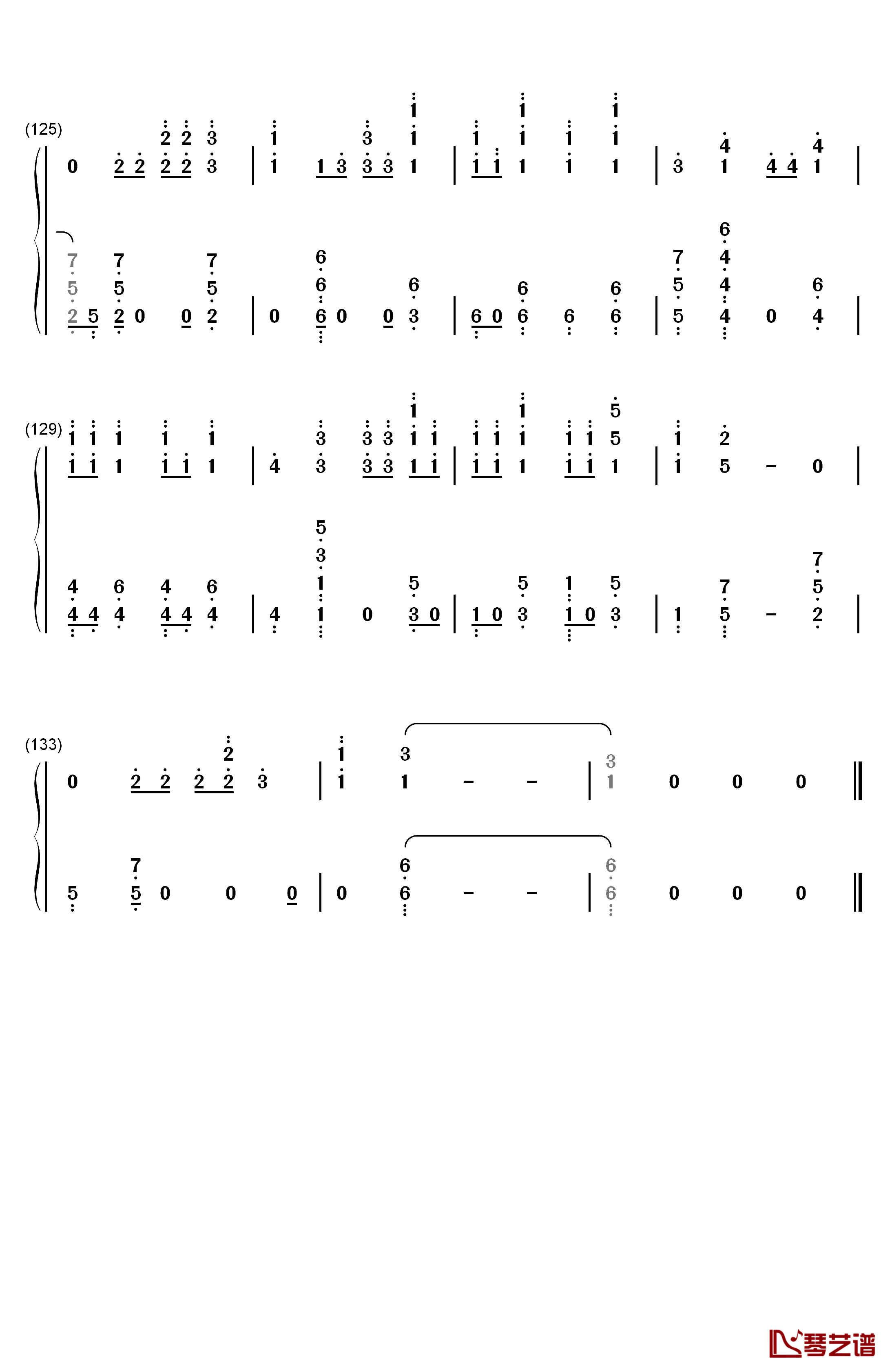 Échame La Culpa钢琴简谱-数字双手-Luis Fonsi Demi Lovato9