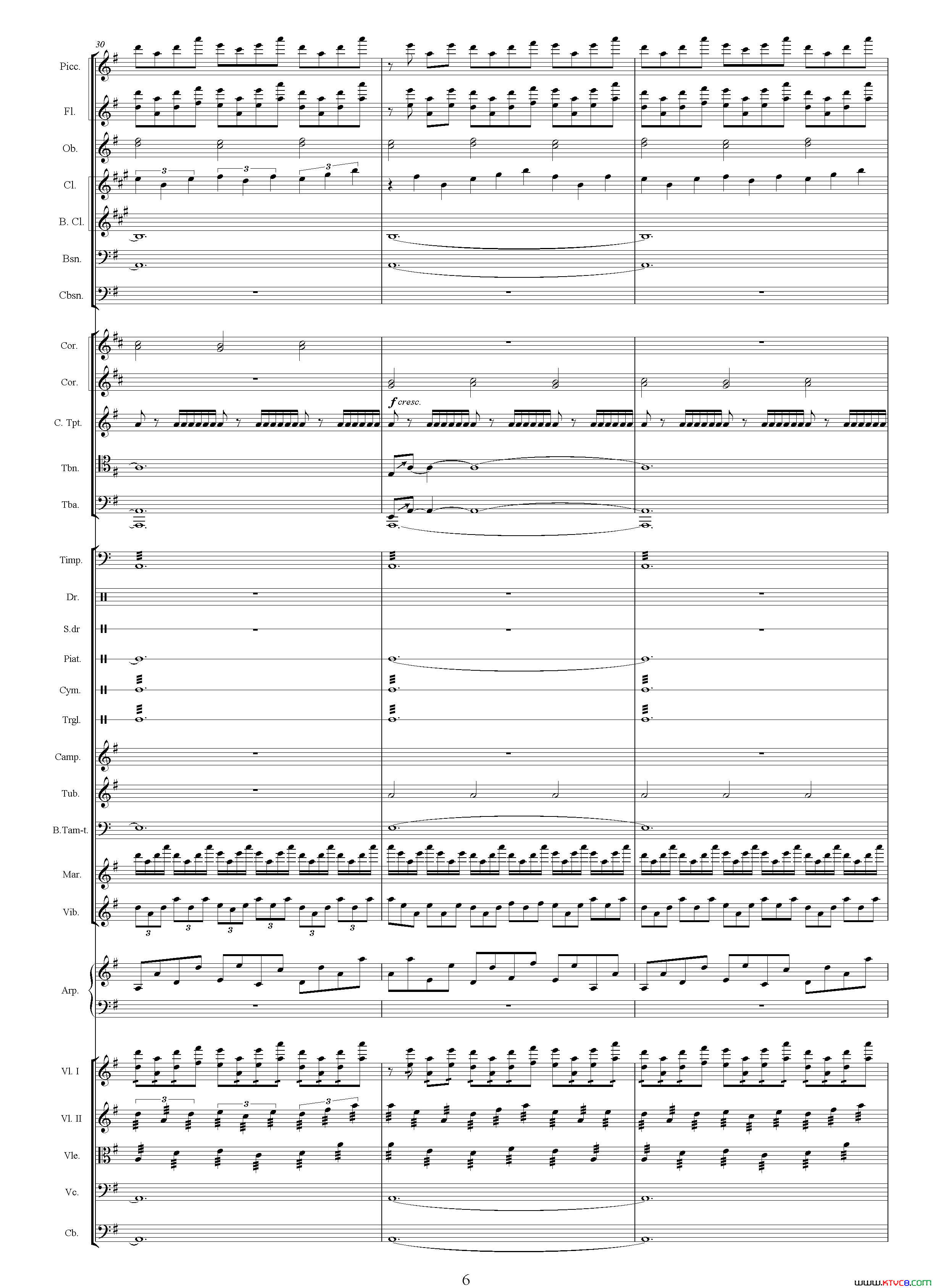 朱元璋还乡电视剧《传奇皇帝朱元璋》主题音乐总谱简谱1