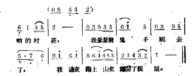 我是个穷苦的小姑娘简谱1