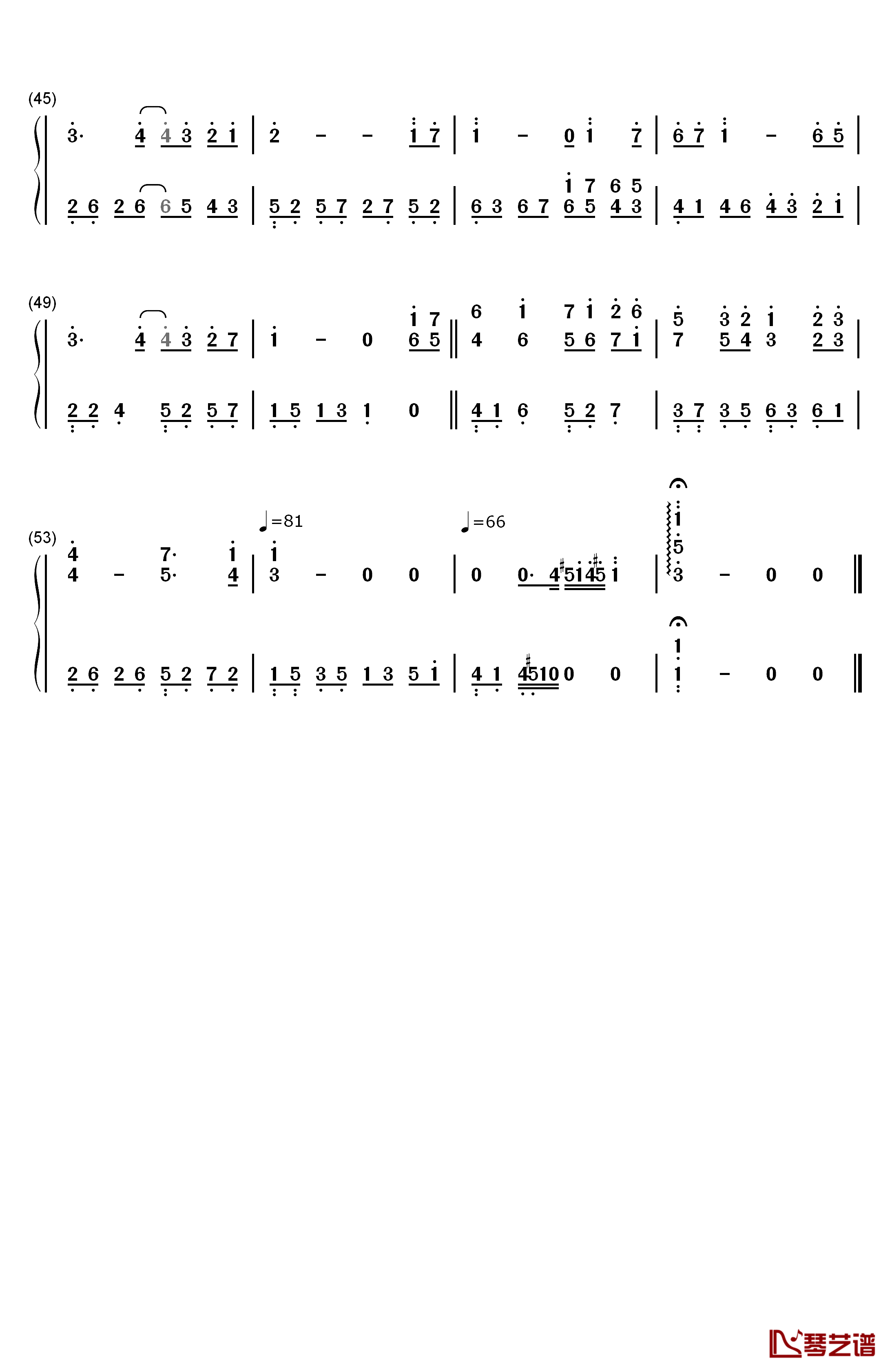 さくらいろチェリッシュ钢琴简谱-数字双手-Rhodanthe*3