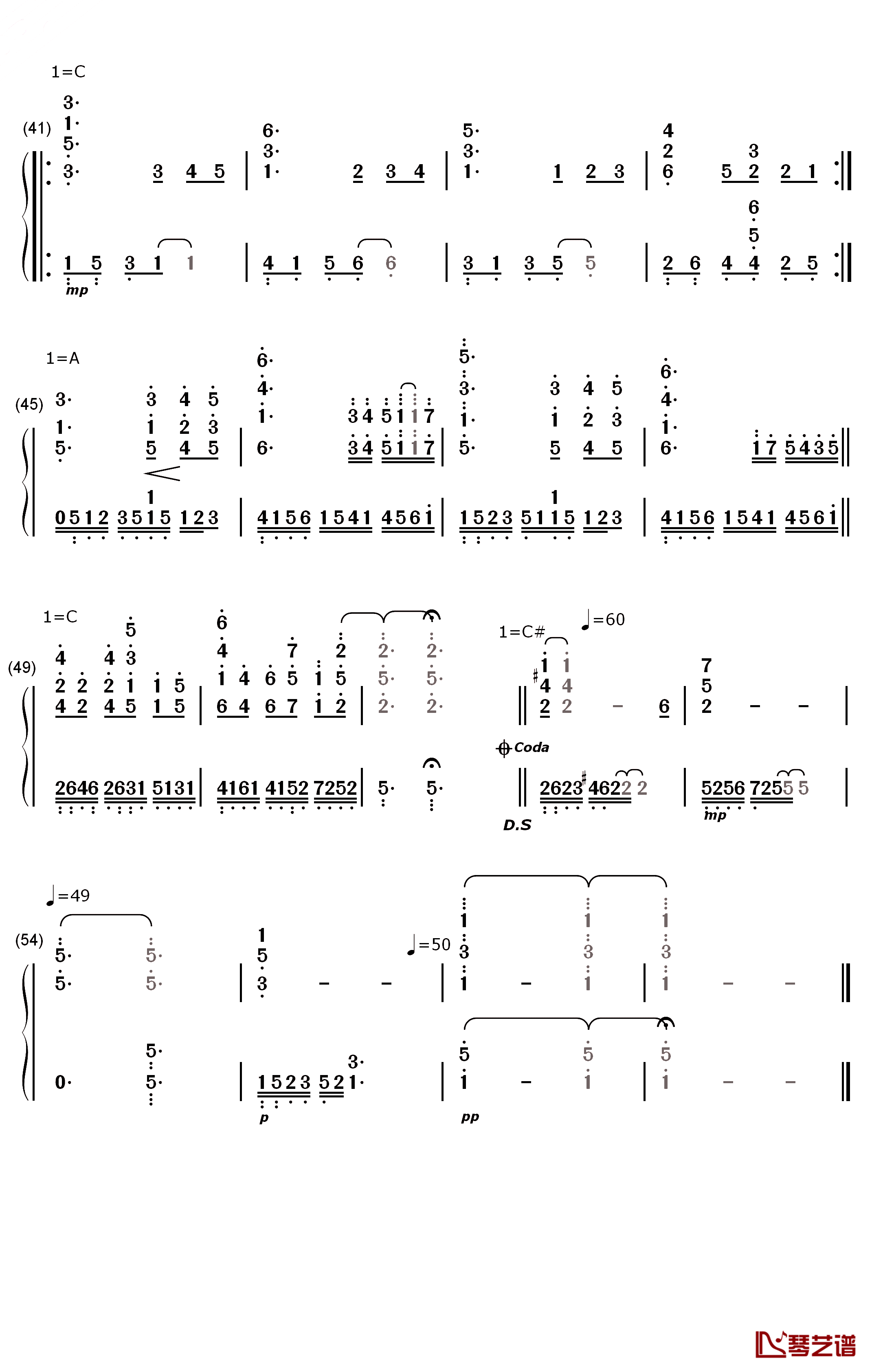 Allegro Cantabile钢琴简谱-数字双手-SUEMITSU/ THE SUEMITH3