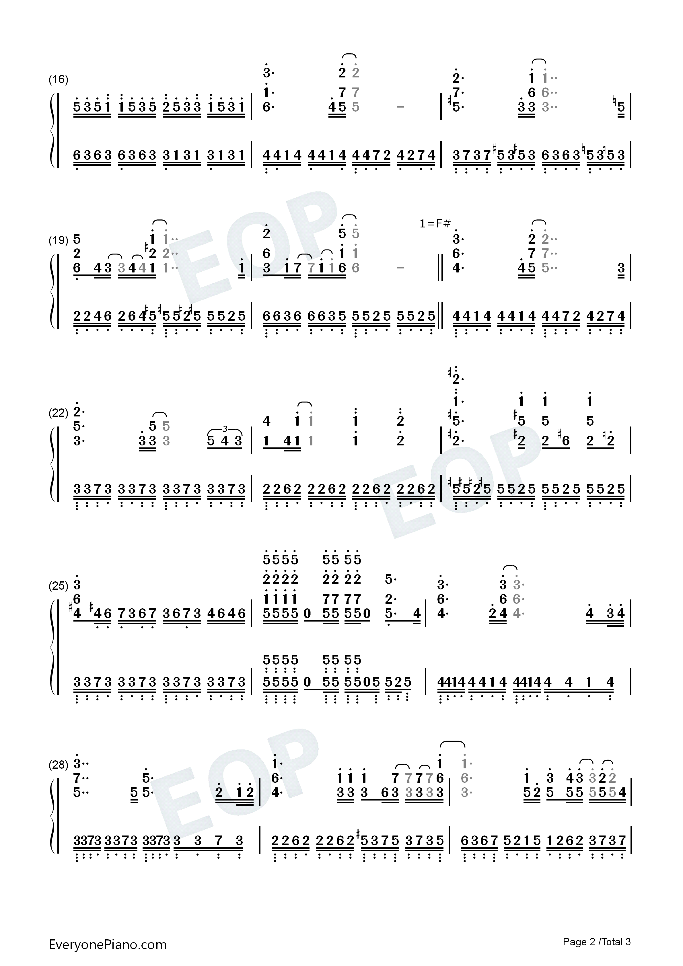 ハートリアライズ钢琴简谱-Tia演唱2