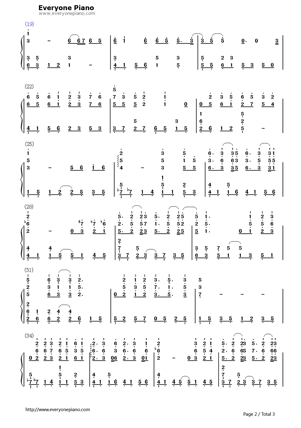 红尘客栈钢琴简谱-数字双手-周杰伦2