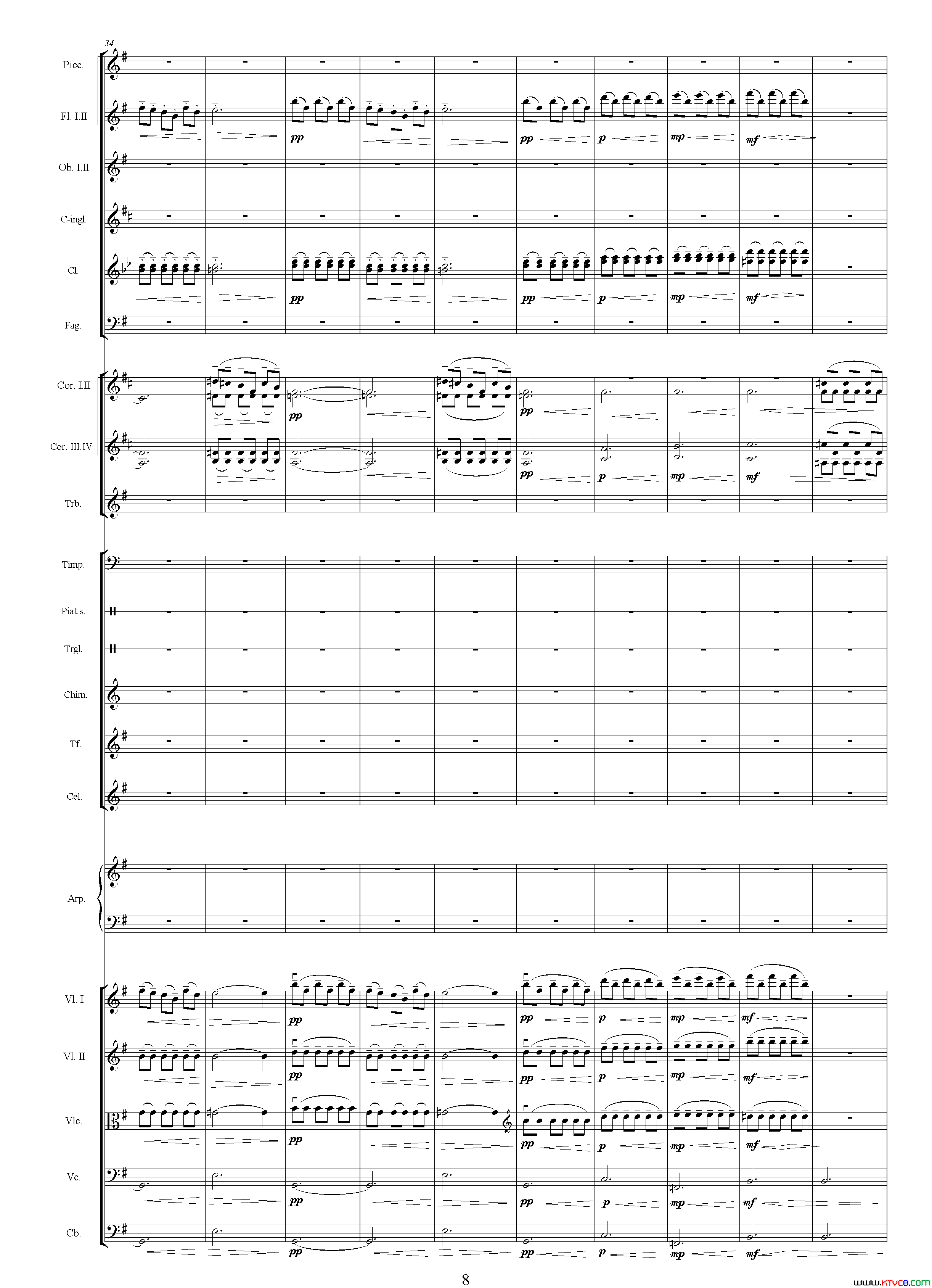 如意影片《如意》主题曲、总谱简谱1