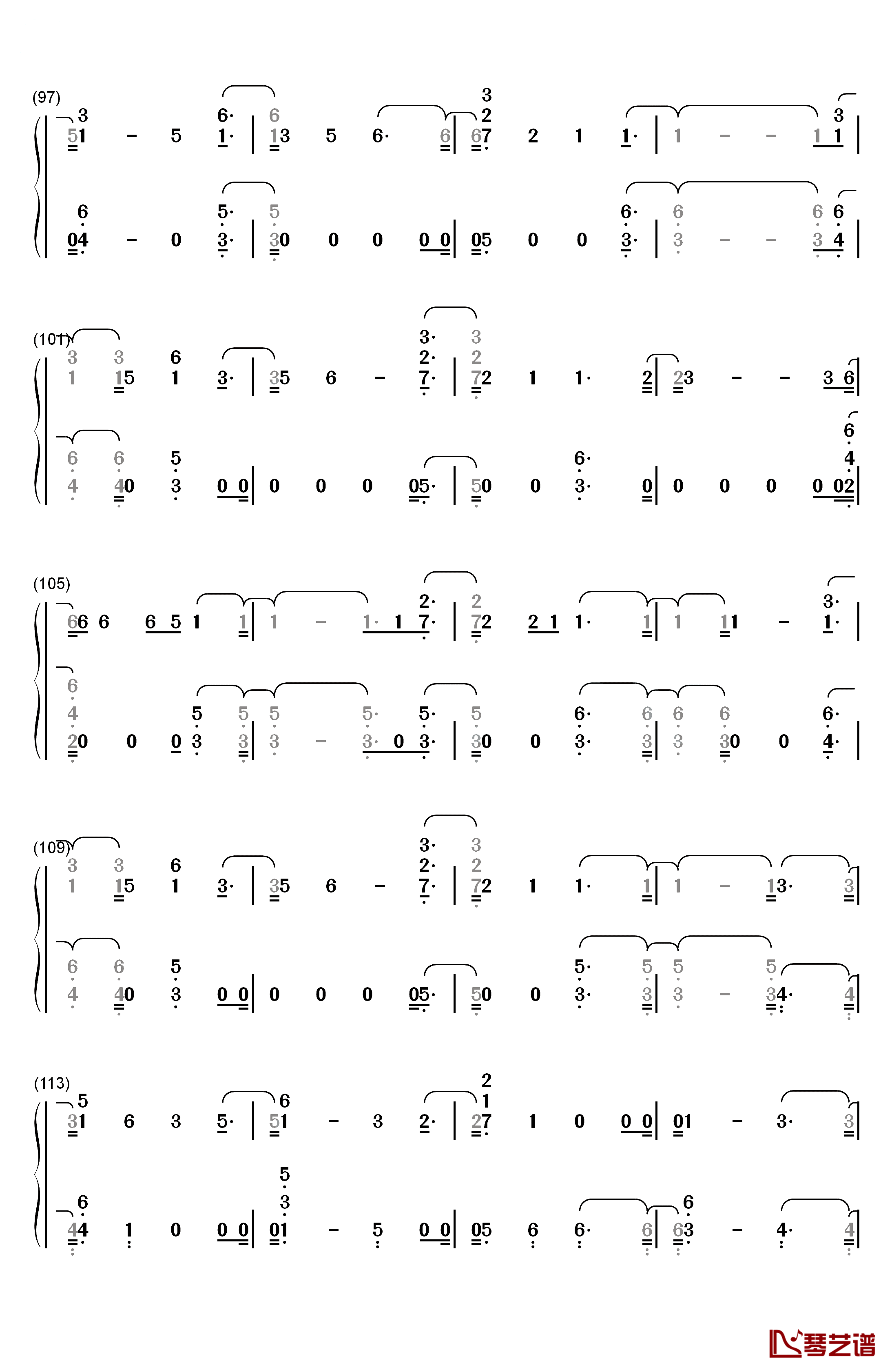 Patient钢琴简谱-数字双手-Charlie Puth6