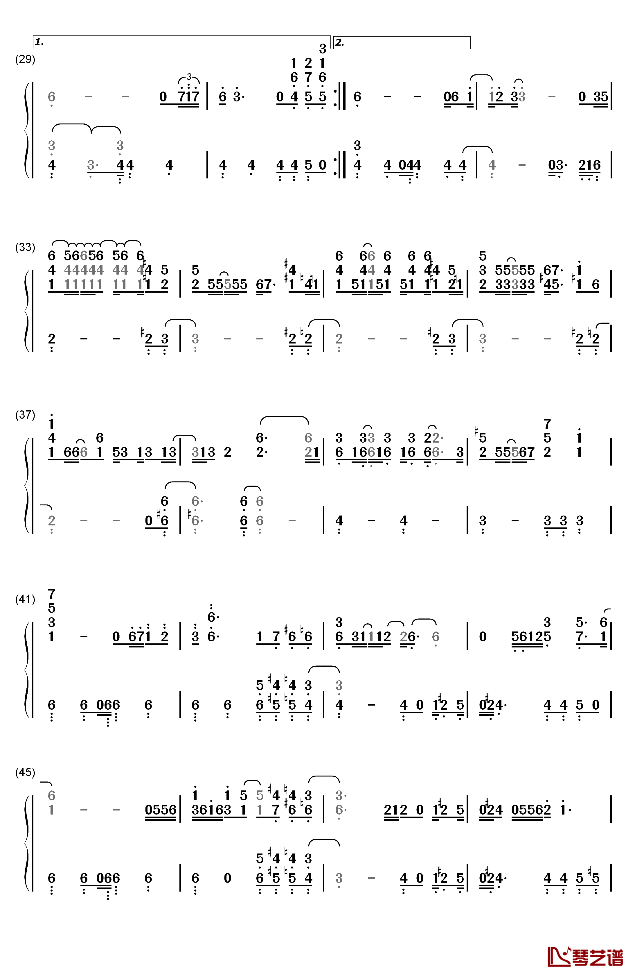 Samsonite Man钢琴简谱-数字双手-Alicia Keys3