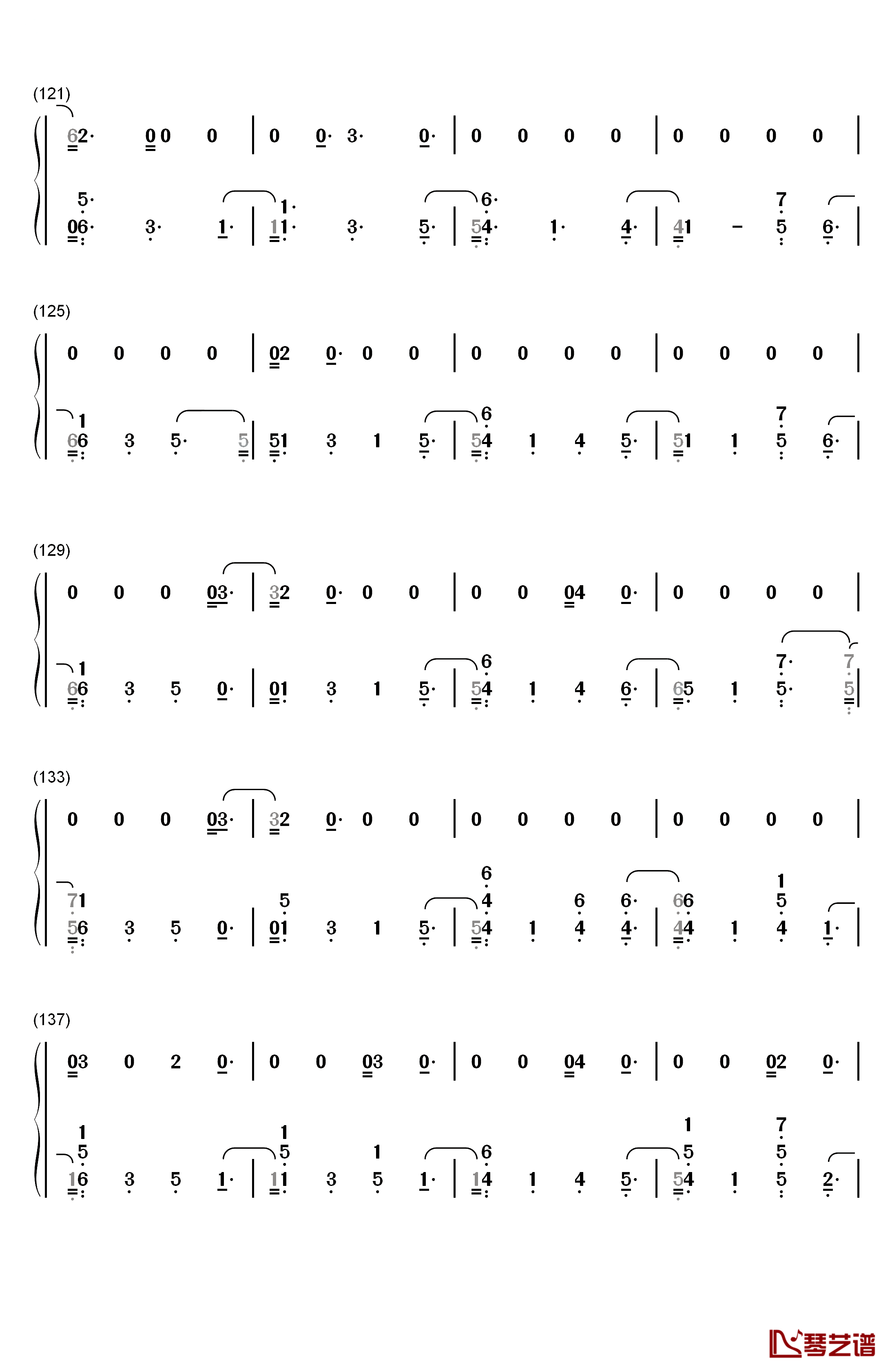 Friends钢琴简谱-数字双手-Marshmello Anne-Marie7