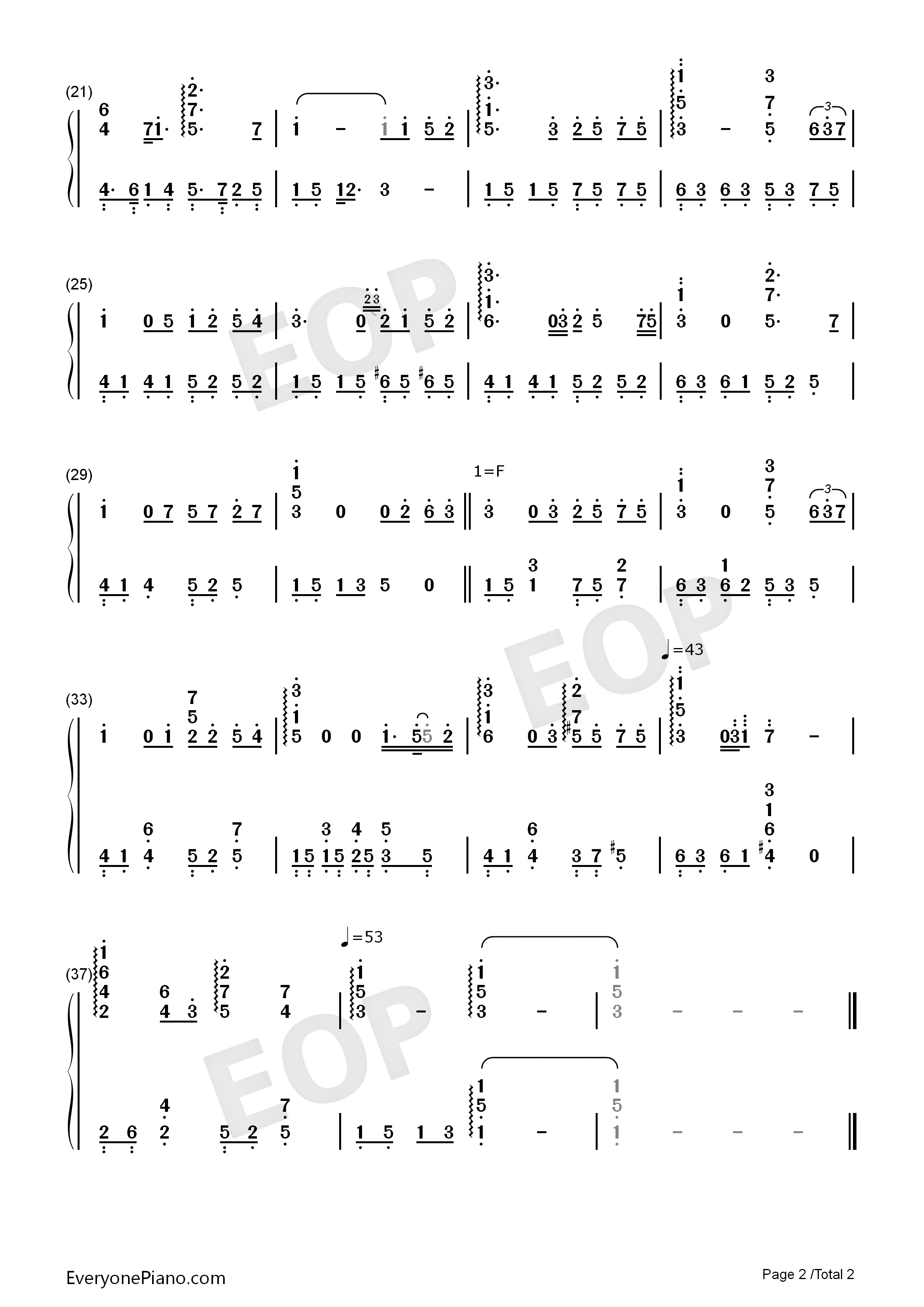 从群里传来的琴声钢琴简谱-初学者_演唱2