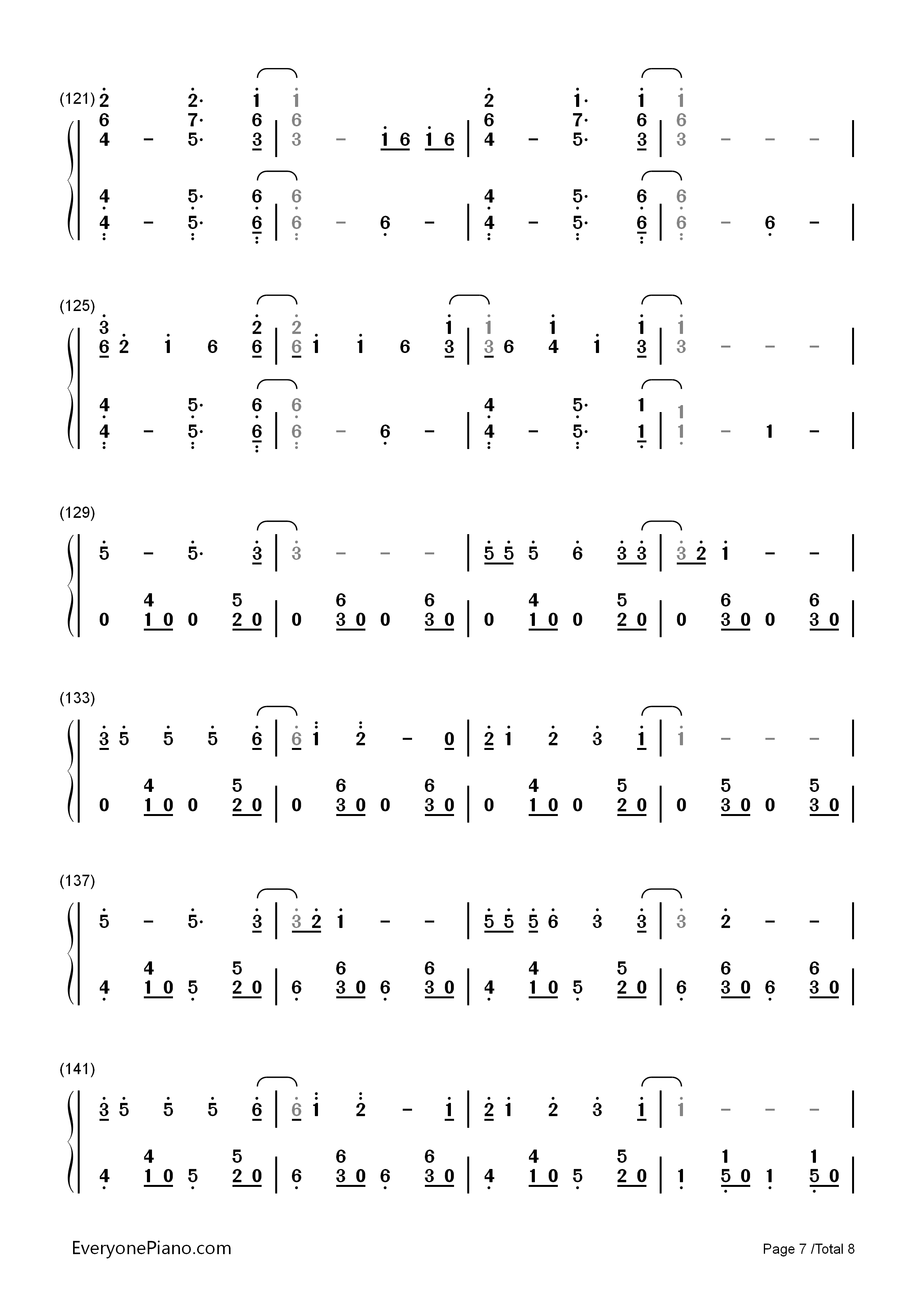 Write On Me钢琴简谱-Fifth Harmony演唱7