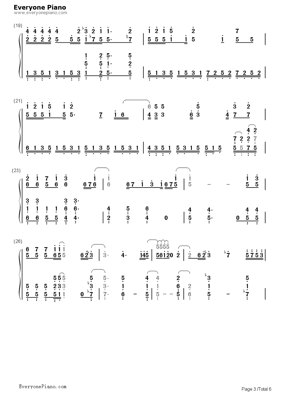 白金钢琴简谱-坂本真绫演唱3