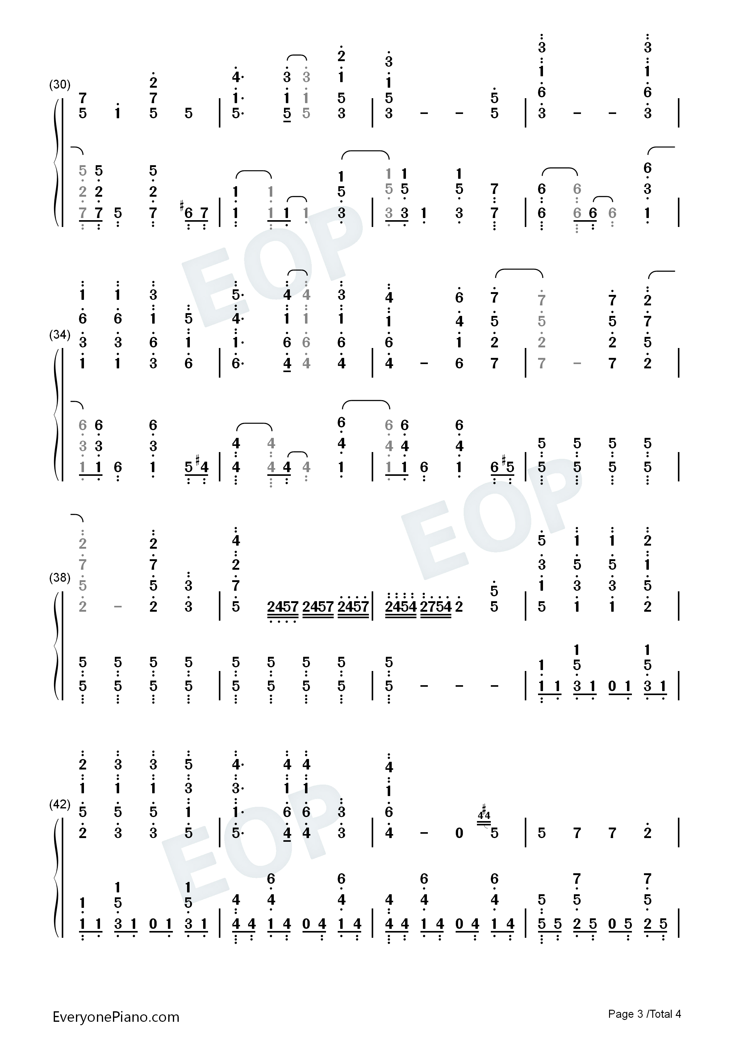 記憶の箱舟钢琴简谱-伊东歌词太郎演唱3