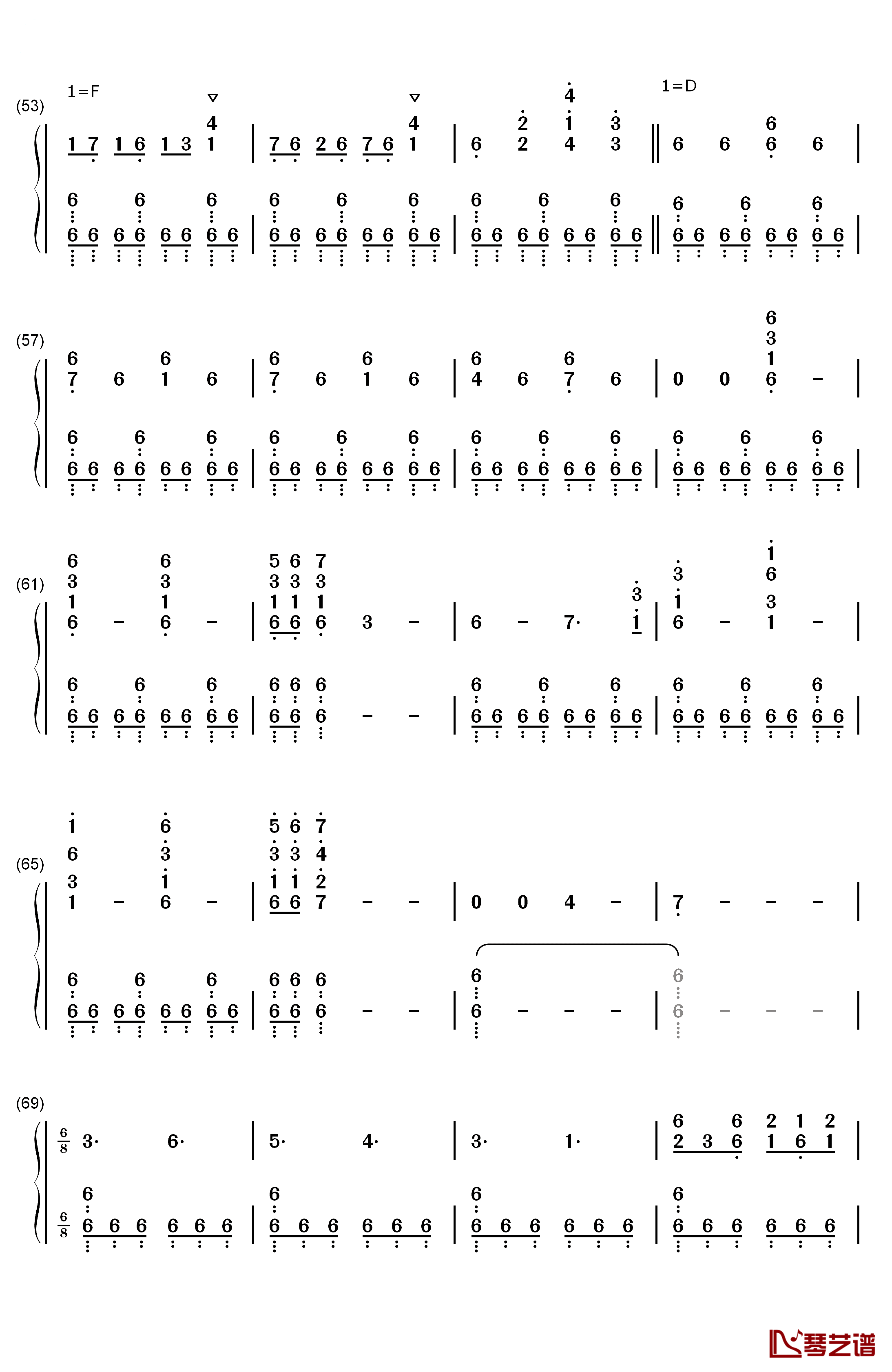 Forge钢琴简谱-数字双手-Alan Silvestri4