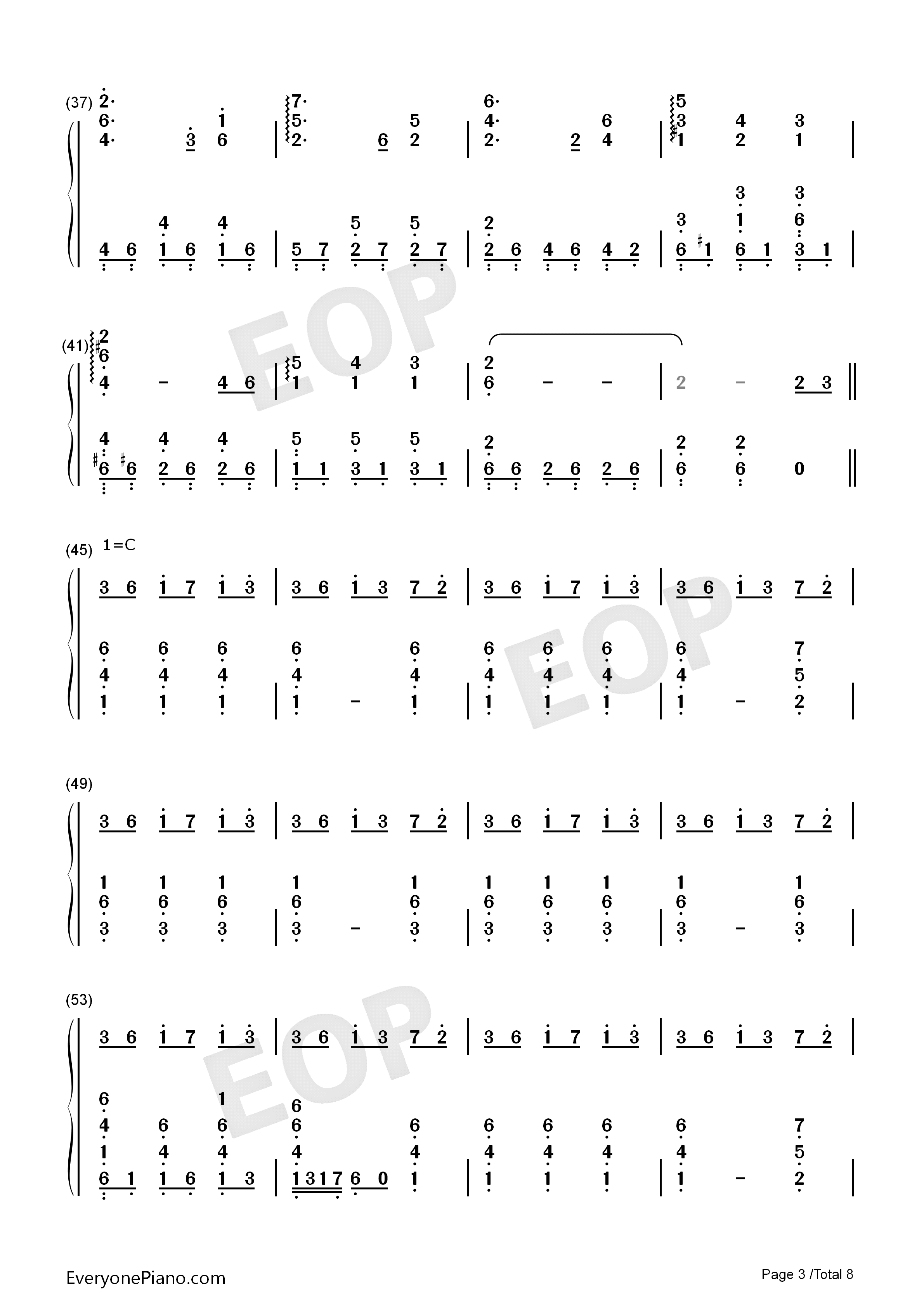 废狱摇篮曲钢琴简谱-廃狱ララバイ演唱3