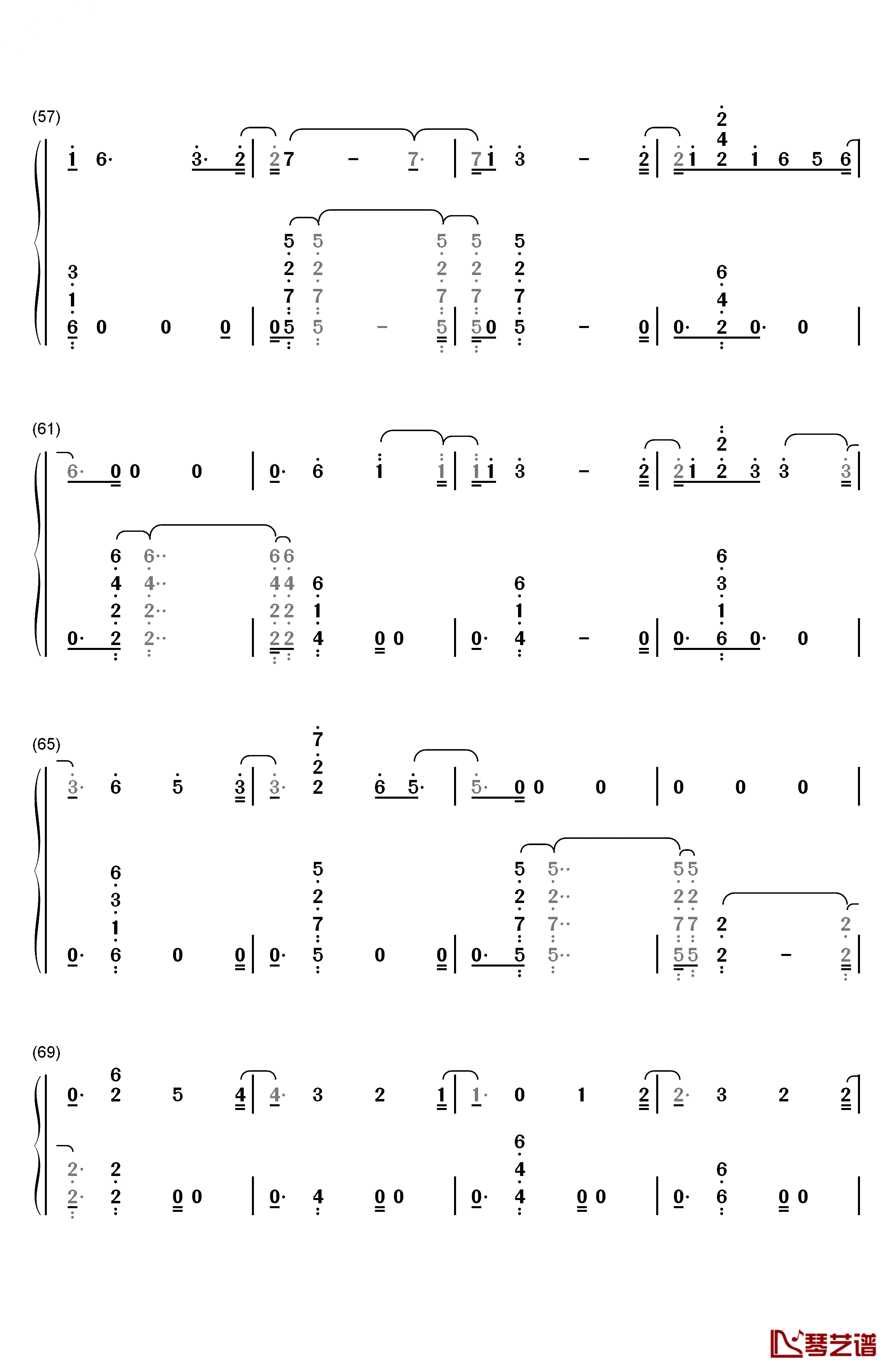 One Woman Man钢琴简谱-数字双手-John Legend4