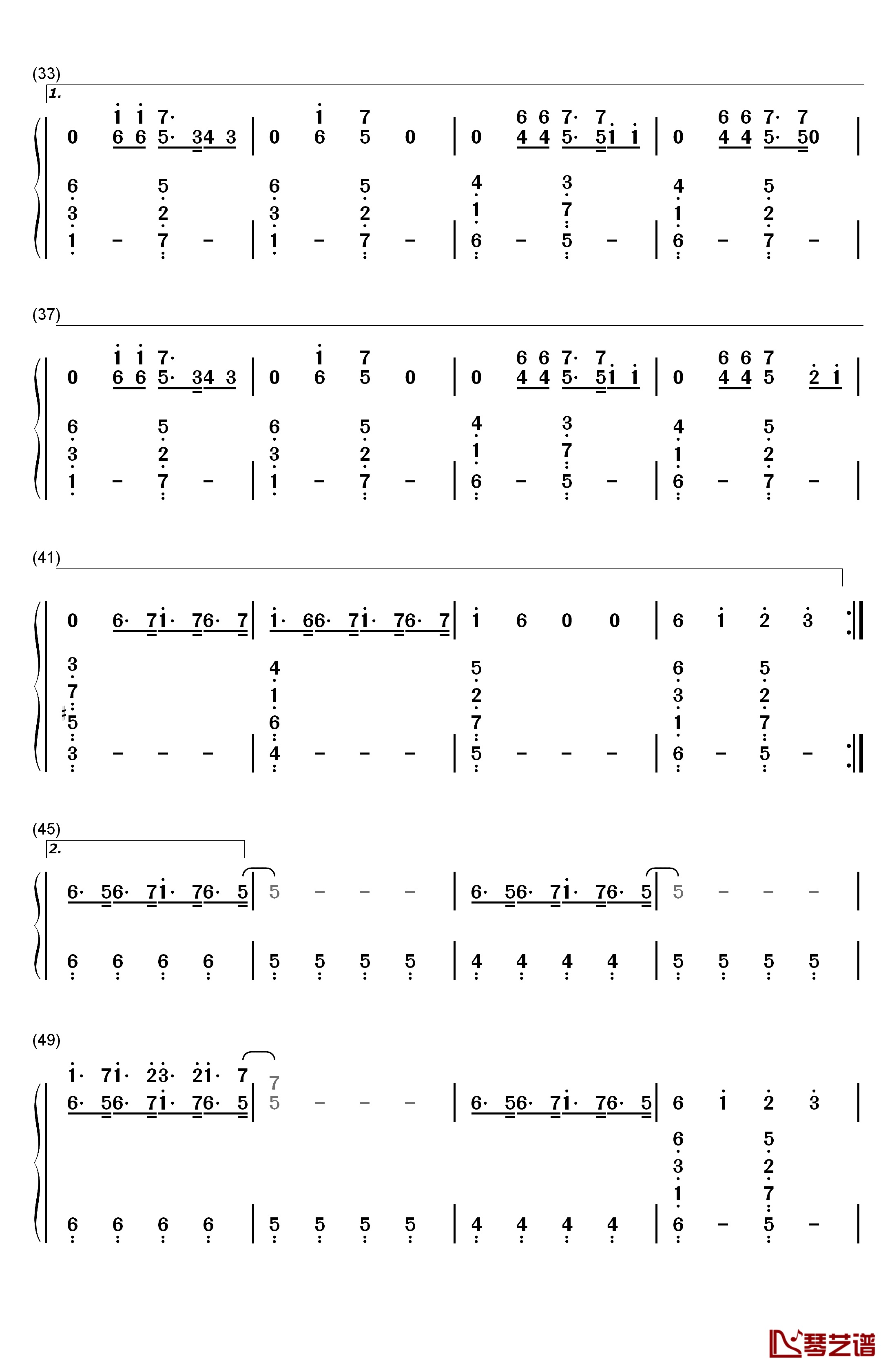 Ain't Nobody (Loves Me Better)钢琴简谱-数字双手-Jasmine Thompson3