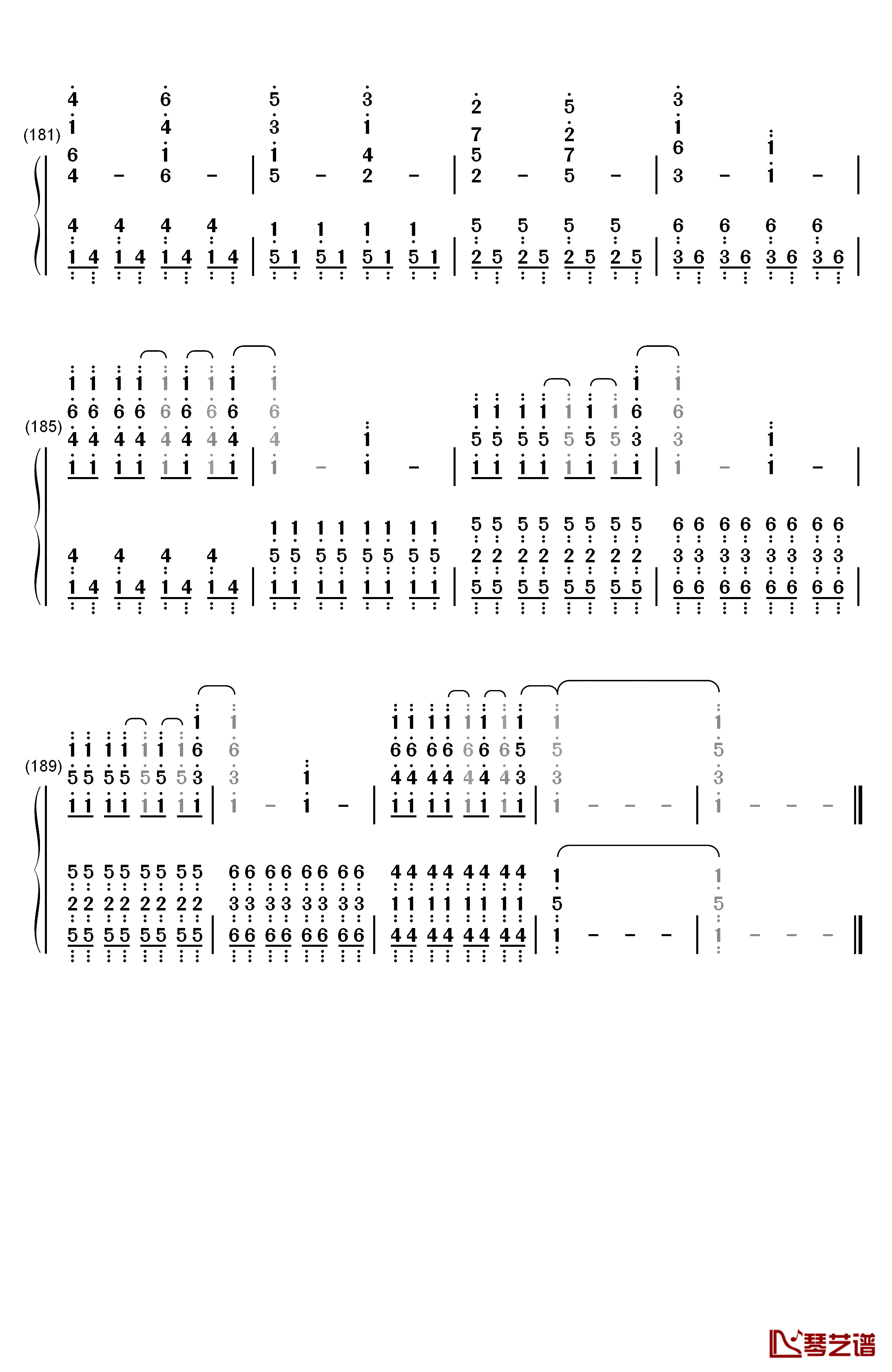 The Greatest Show钢琴简谱-数字双手-Pasek and Paul11