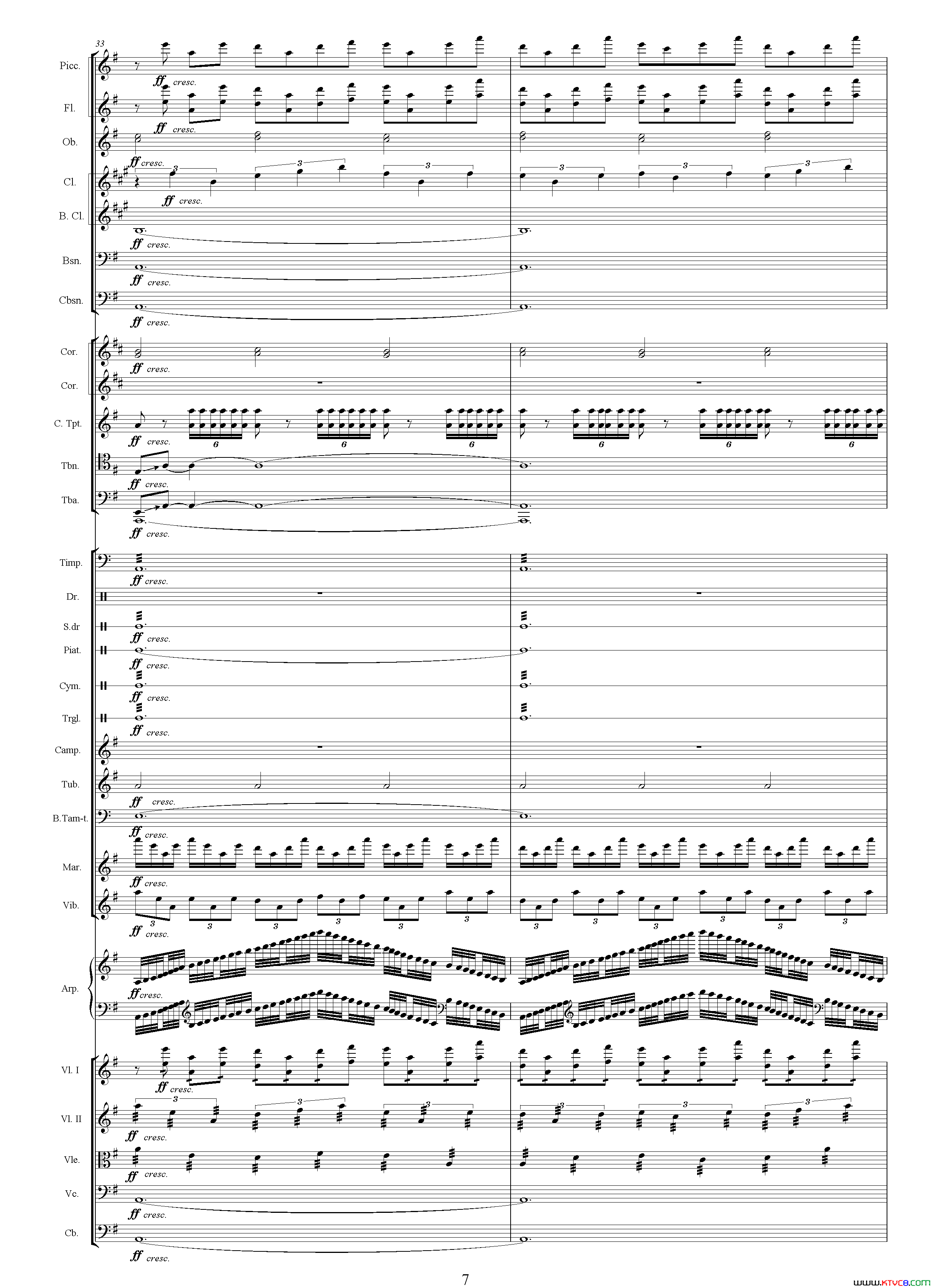 朱元璋还乡电视剧《传奇皇帝朱元璋》主题音乐总谱简谱1