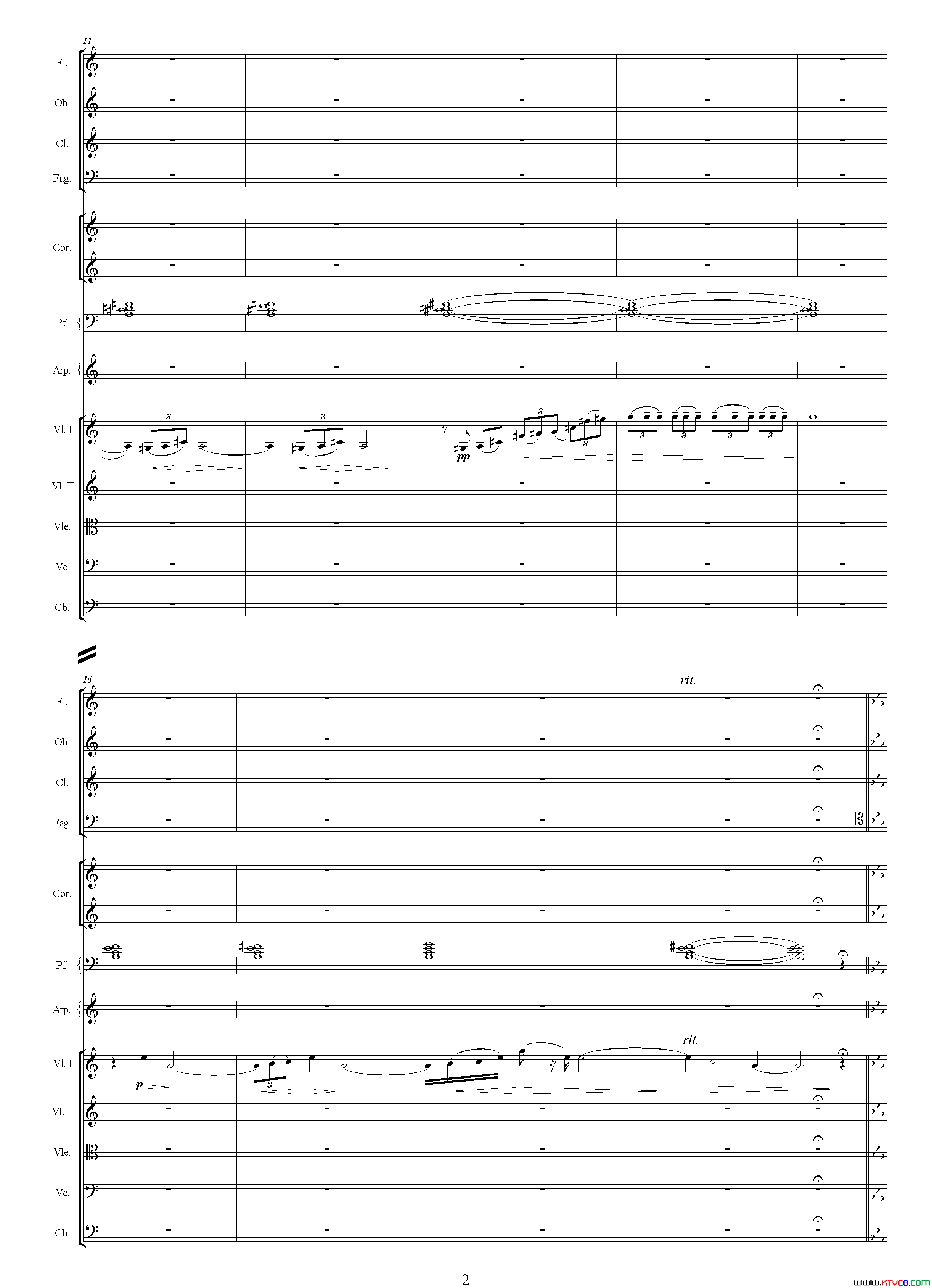 爱情主题选自影片《红盖头》总谱爱情主题选自影片《红盖头》  总谱简谱1