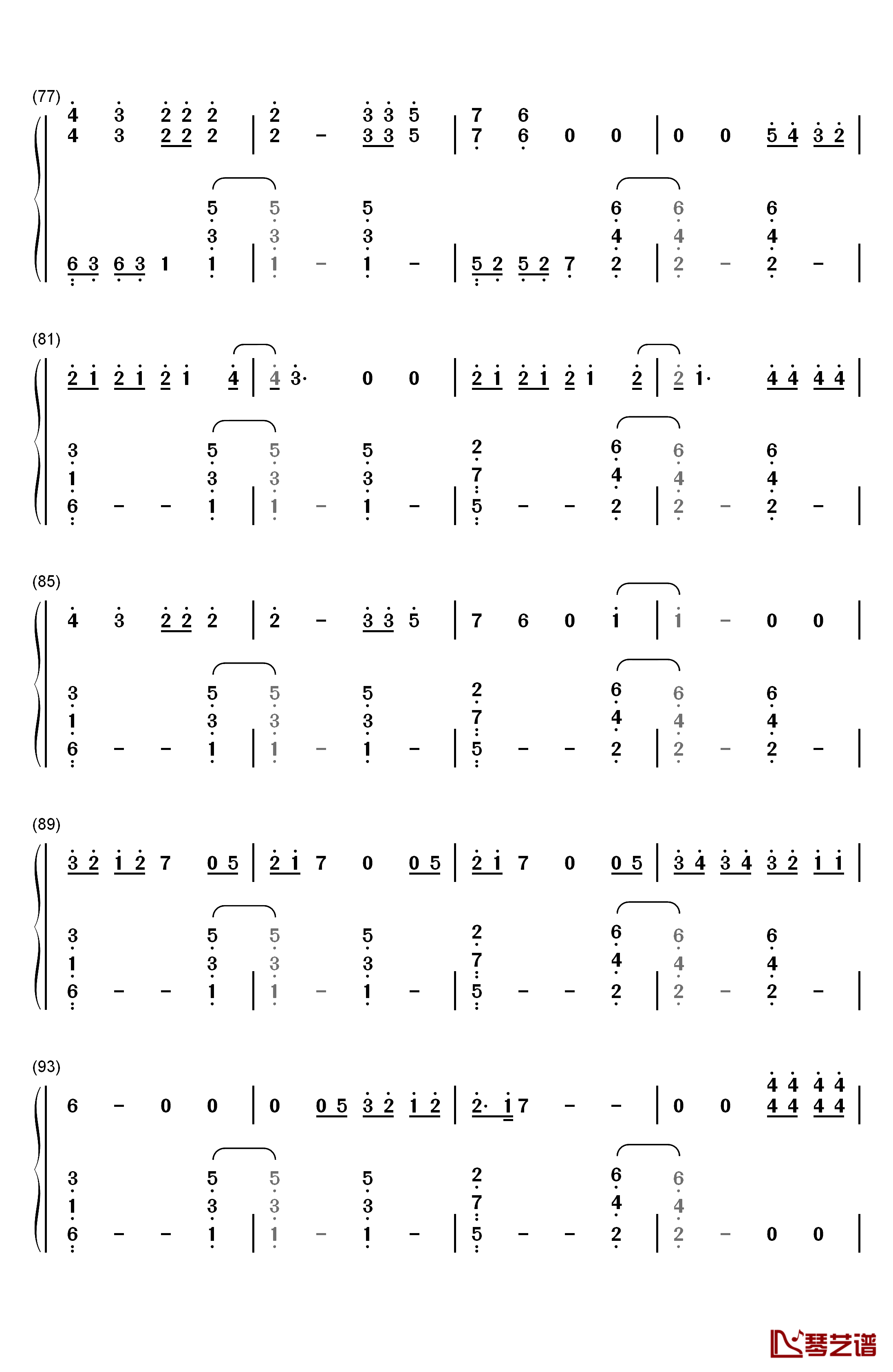 Without Me钢琴简谱-数字双手-Halsey5