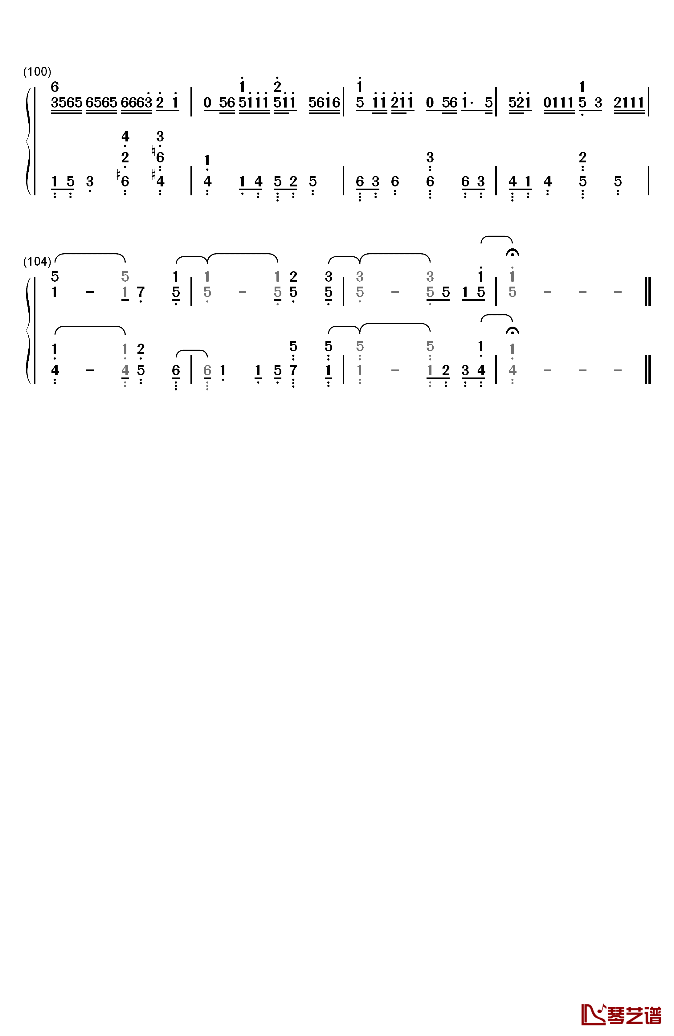 なんでもないや钢琴简谱-数字双手-RADWIMPS6