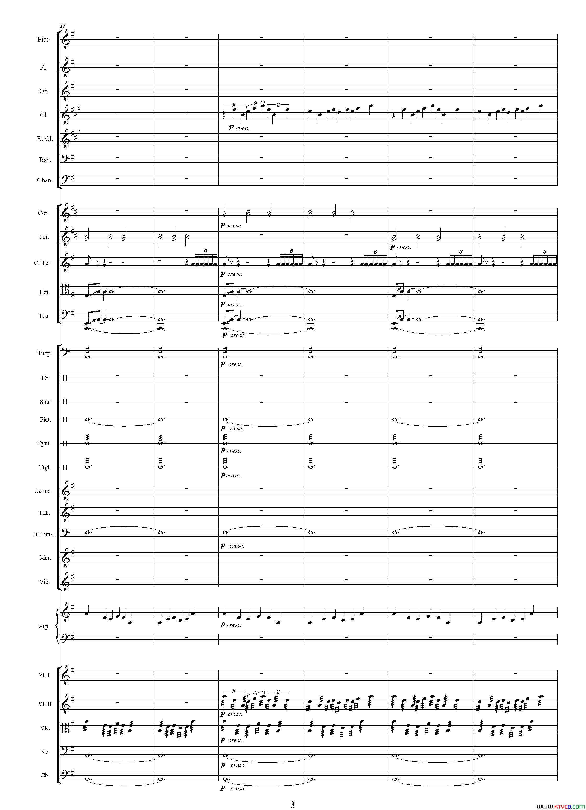 朱元璋还乡电视剧《传奇皇帝朱元璋》主题音乐总谱简谱1