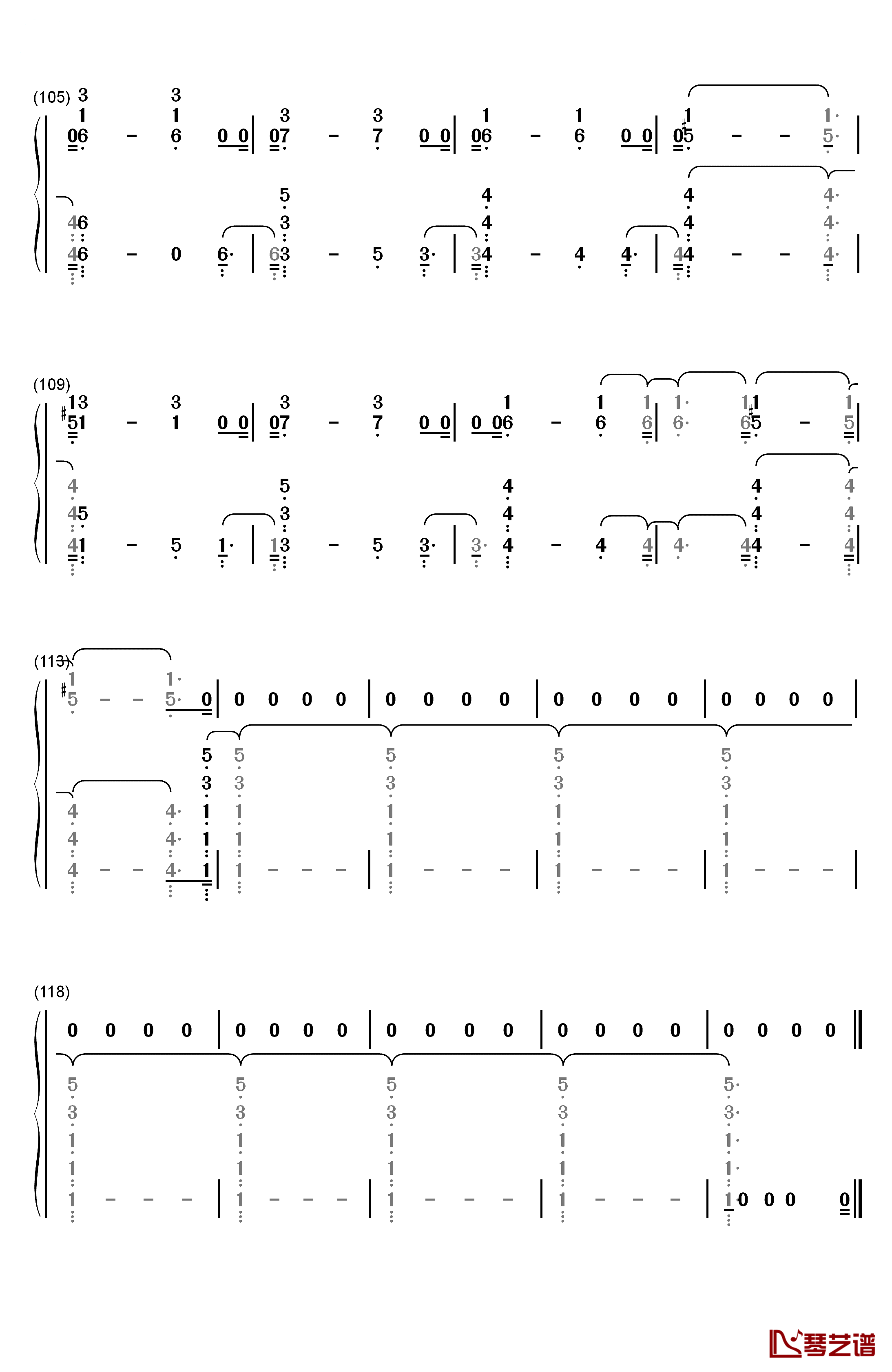 Wild Hearts Can't Be Broken钢琴简谱-数字双手-Pink6