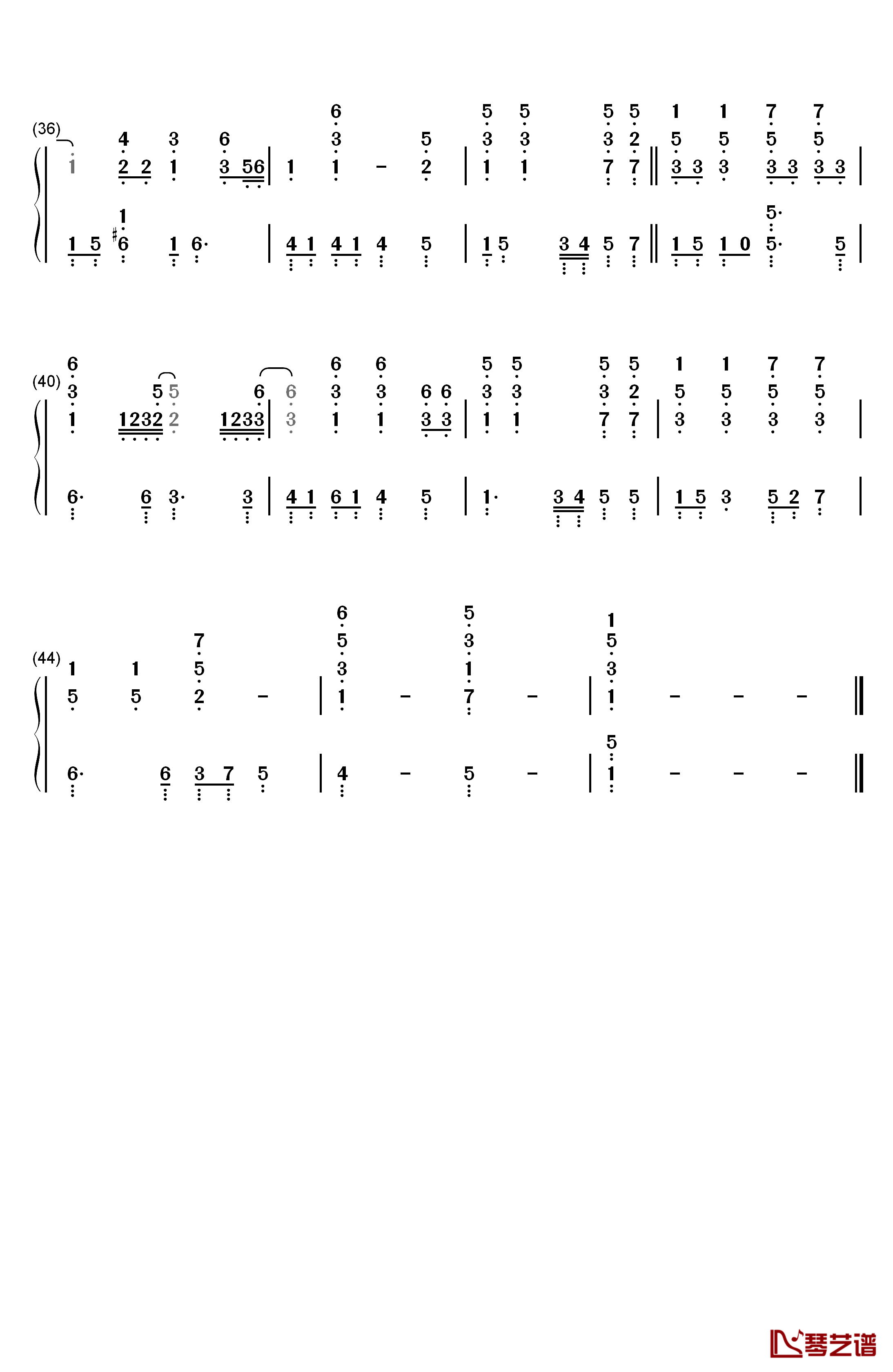 Home钢琴简谱-数字双手-Michael Buble3