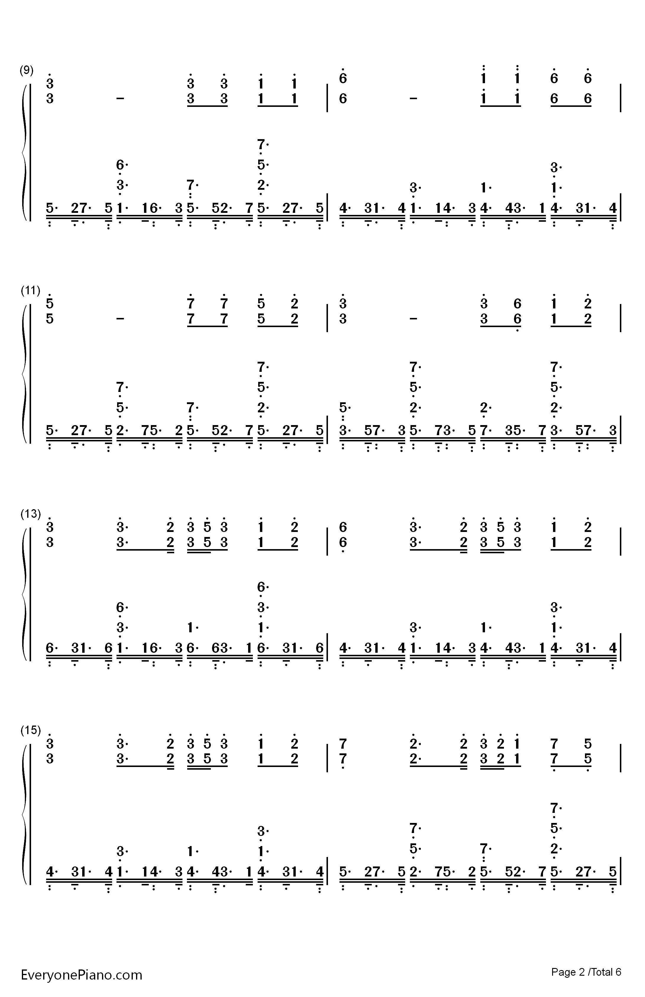 Illusion钢琴简谱-数字双手-猎豹移动公司2