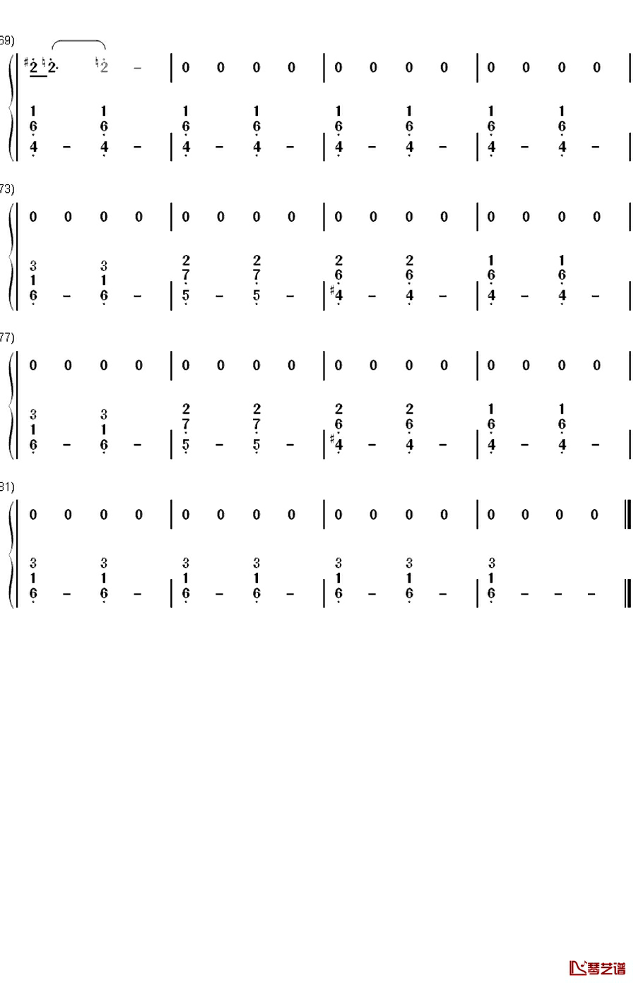 Heaven钢琴简谱-数字双手-Depeche Mode4