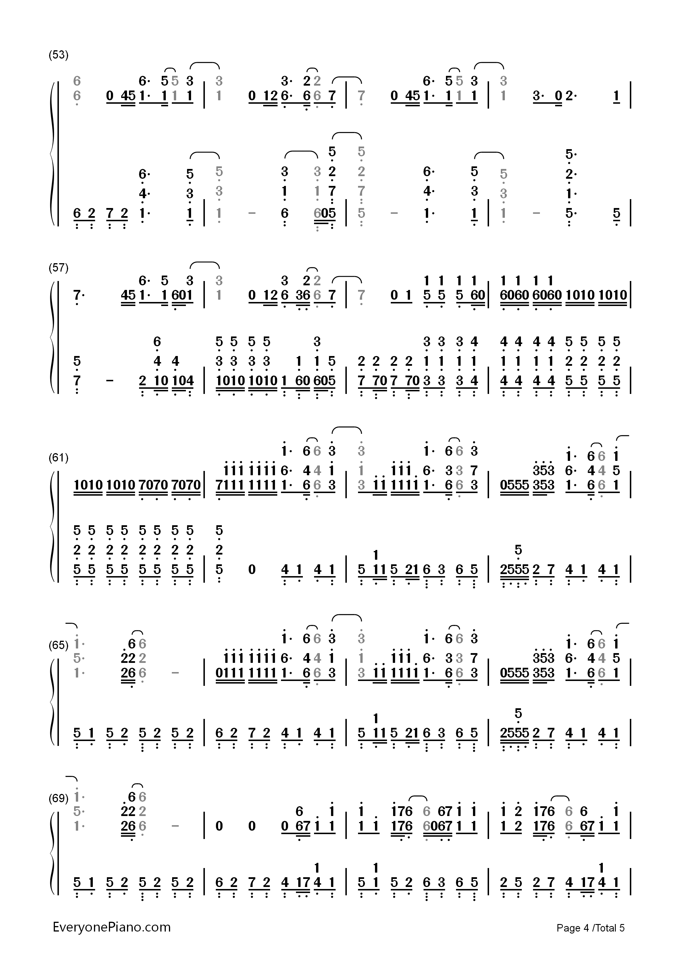 Superheroes钢琴简谱-The Script演唱4