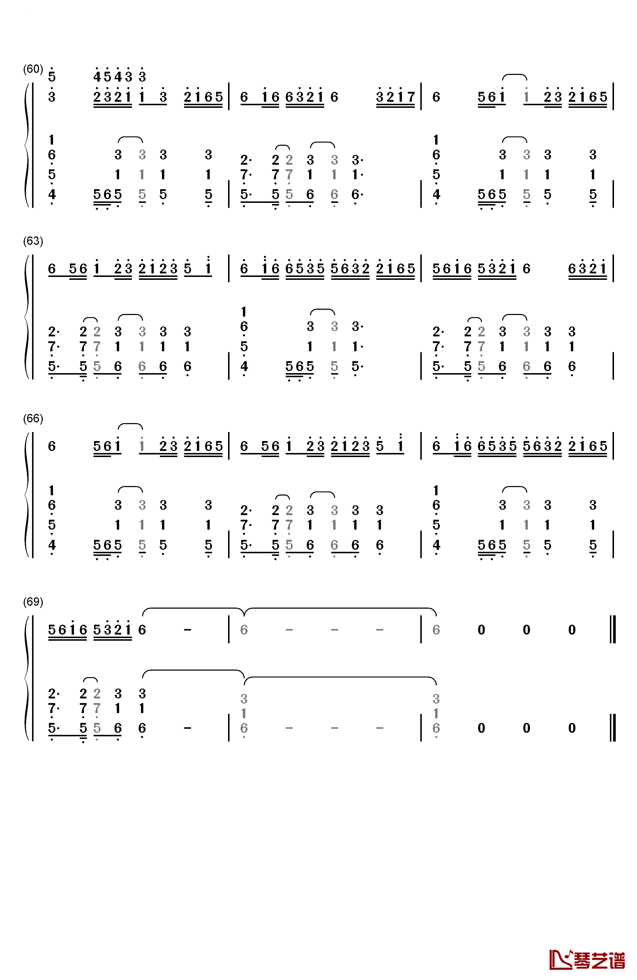 Galway Girl钢琴简谱-数字双手-Ed Sheeran5