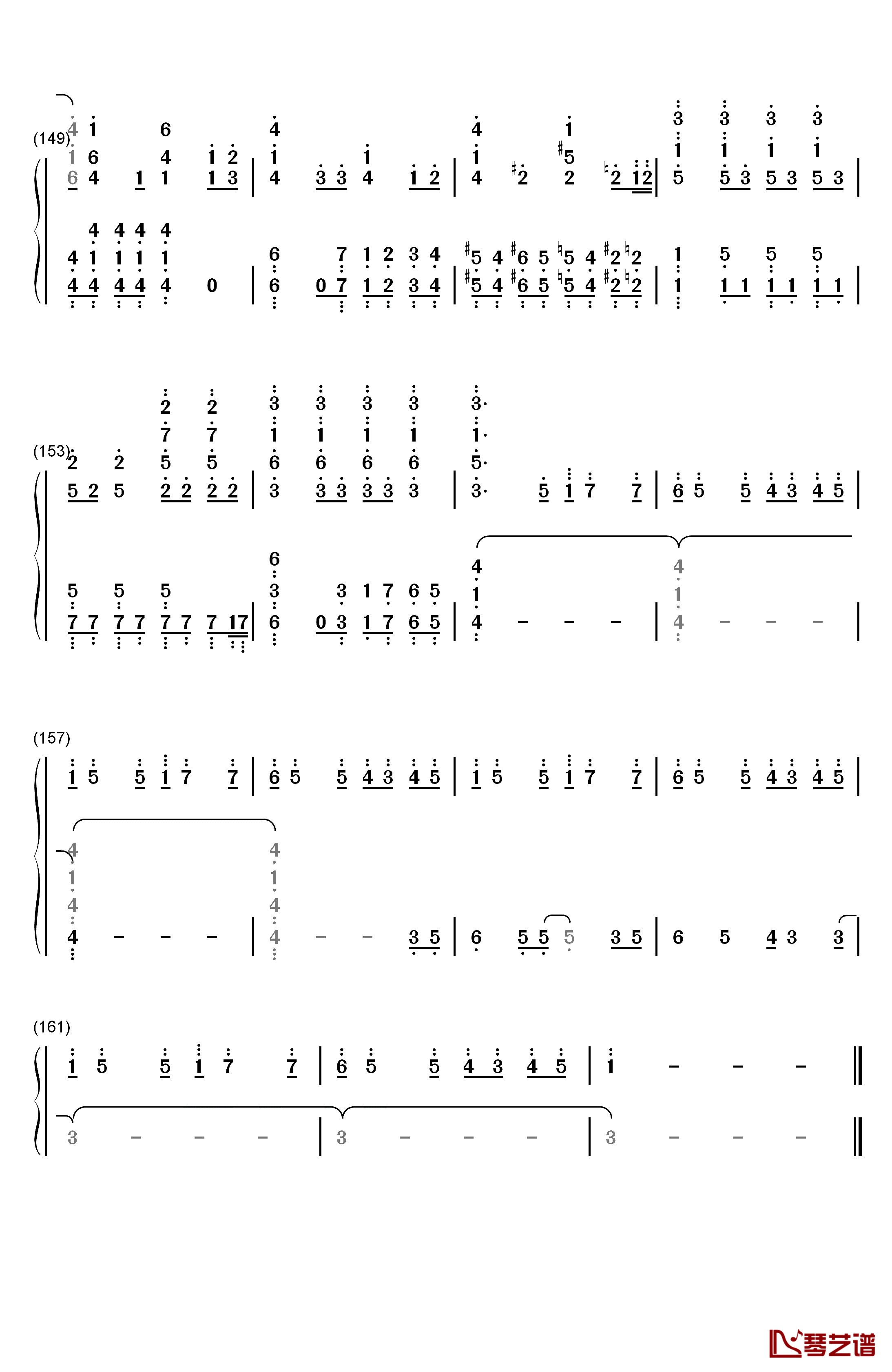 A Million Dreams钢琴简谱-数字双手-Pasek and Paul9