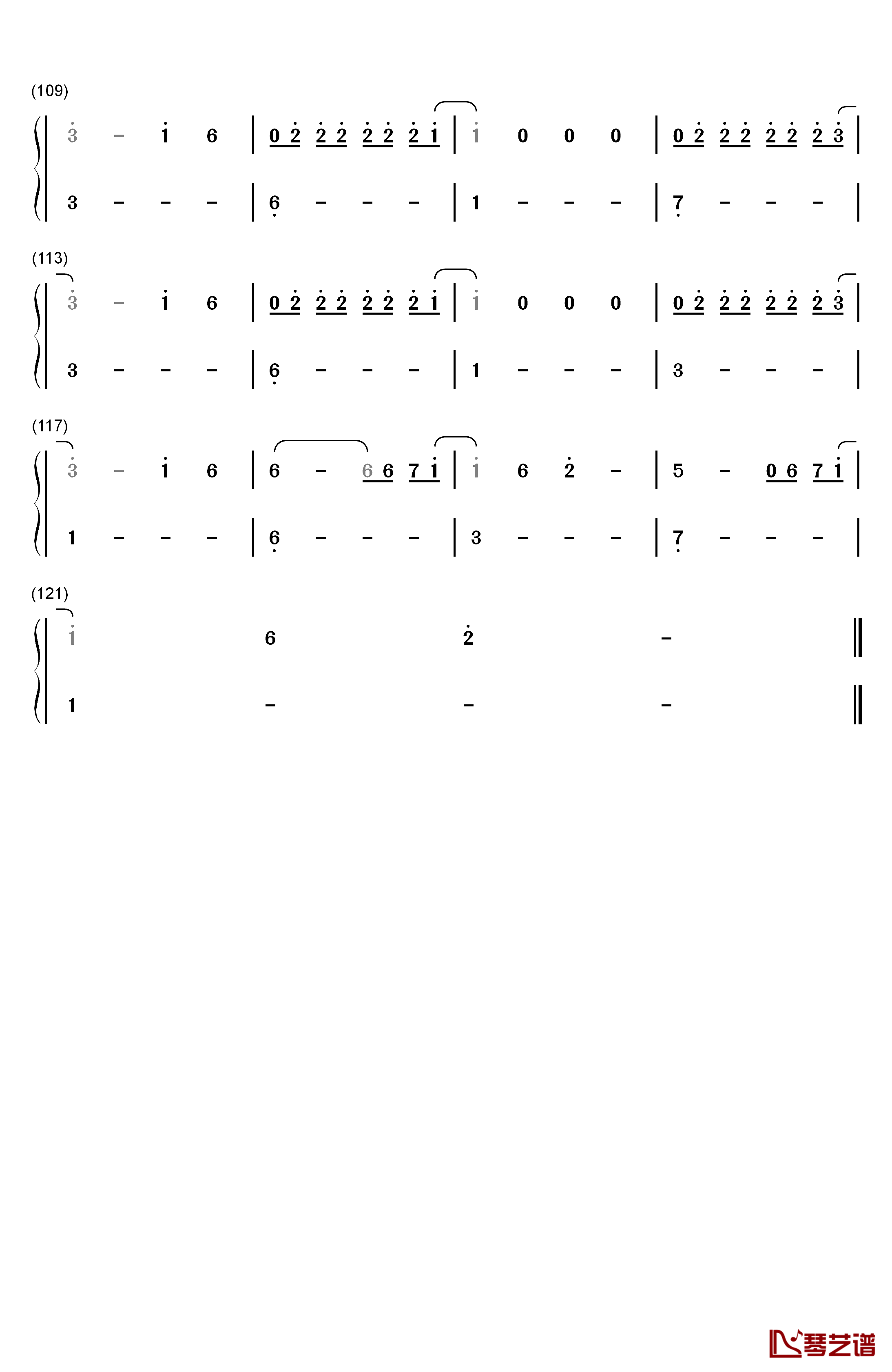 O.D on You钢琴简谱-数字双手-Violet Days5