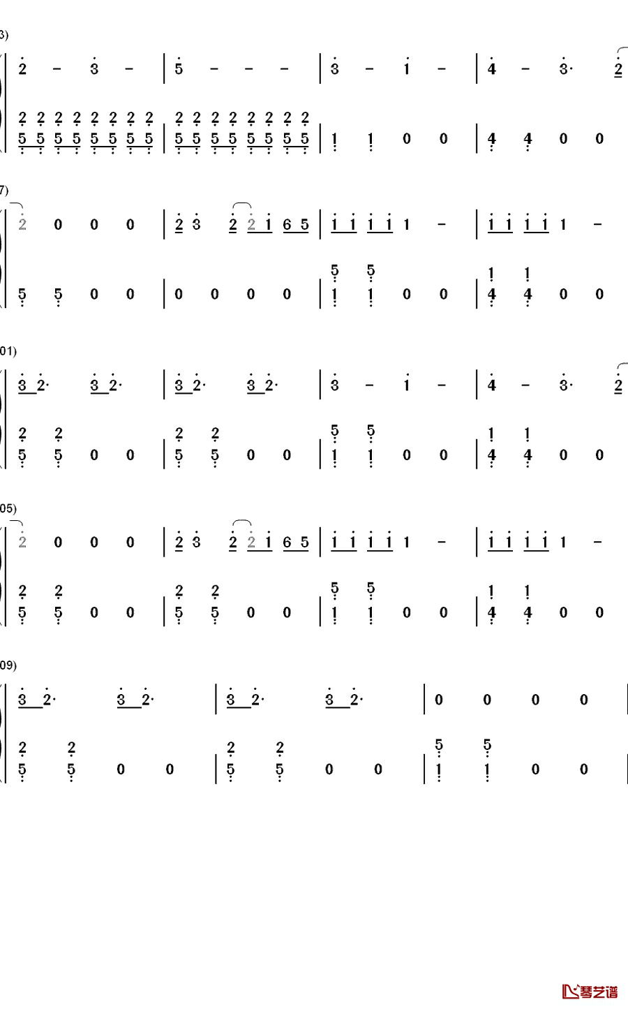 Midnight Memories钢琴简谱-数字双手-One Direction5