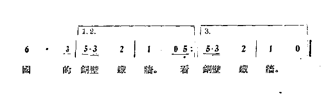 前进在陆地天空海洋简谱1