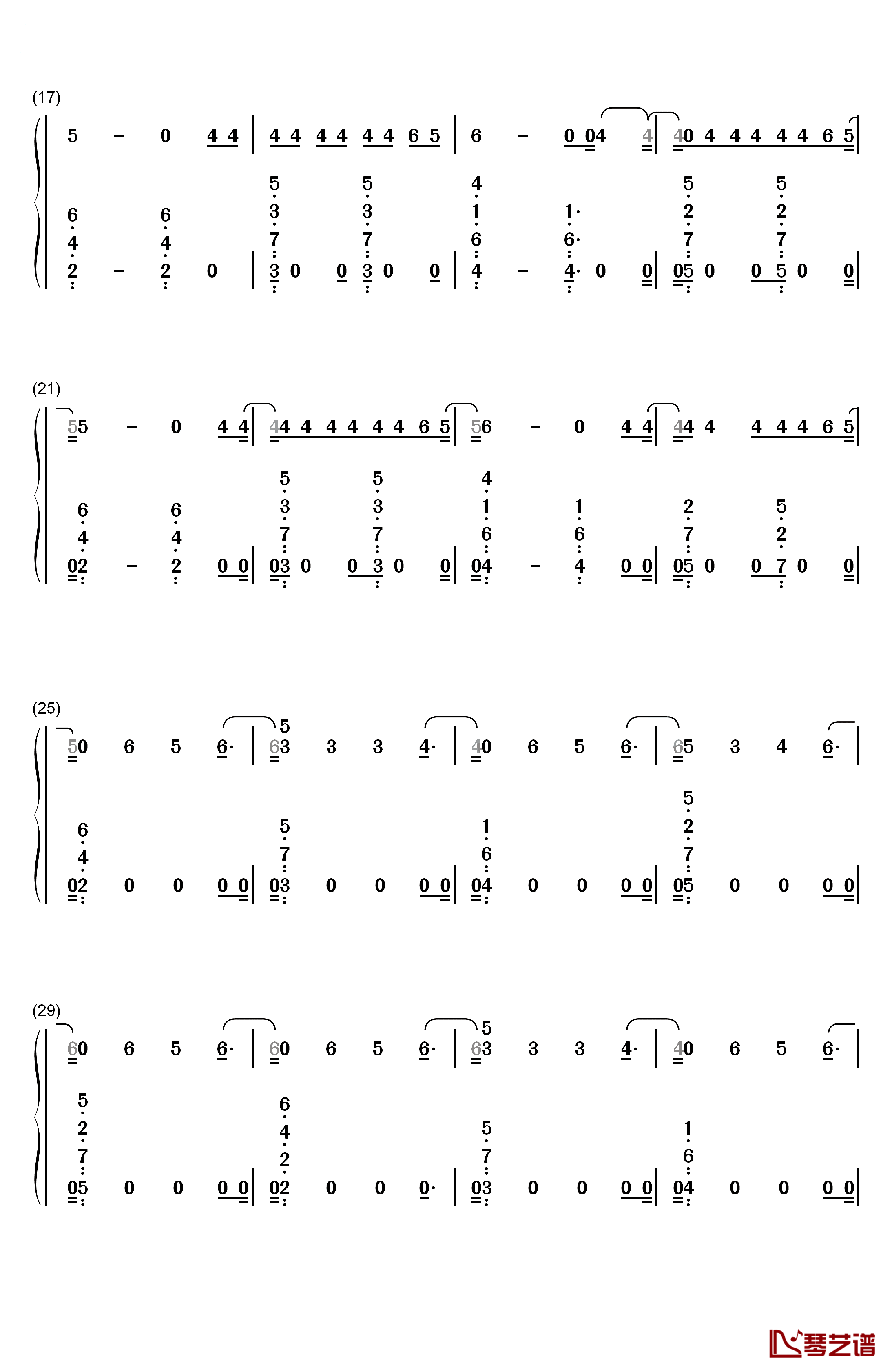 I'm Upset钢琴简谱-数字双手-Drake2