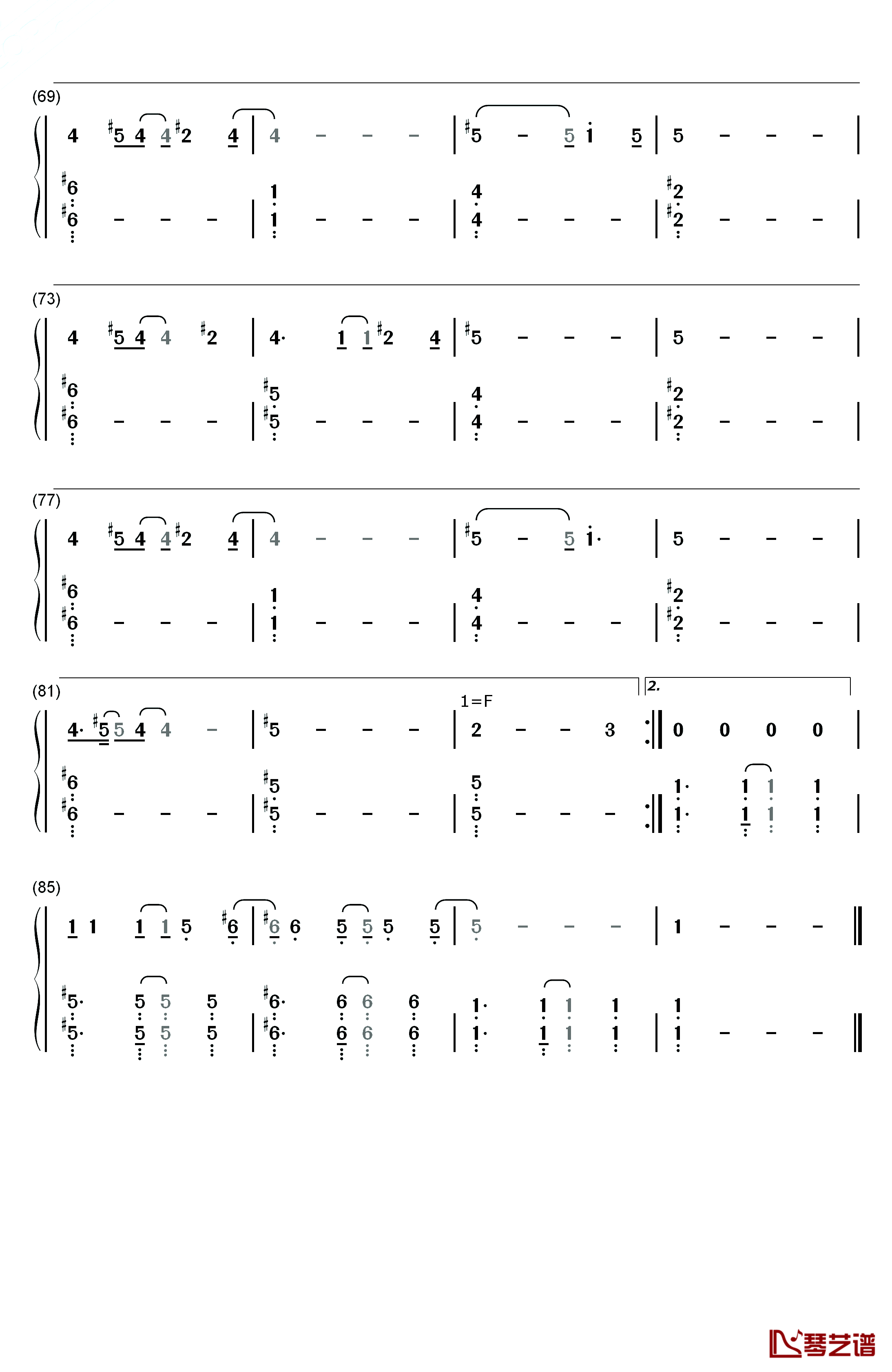 Love Wins钢琴简谱-数字双手-Tom Chaplin4