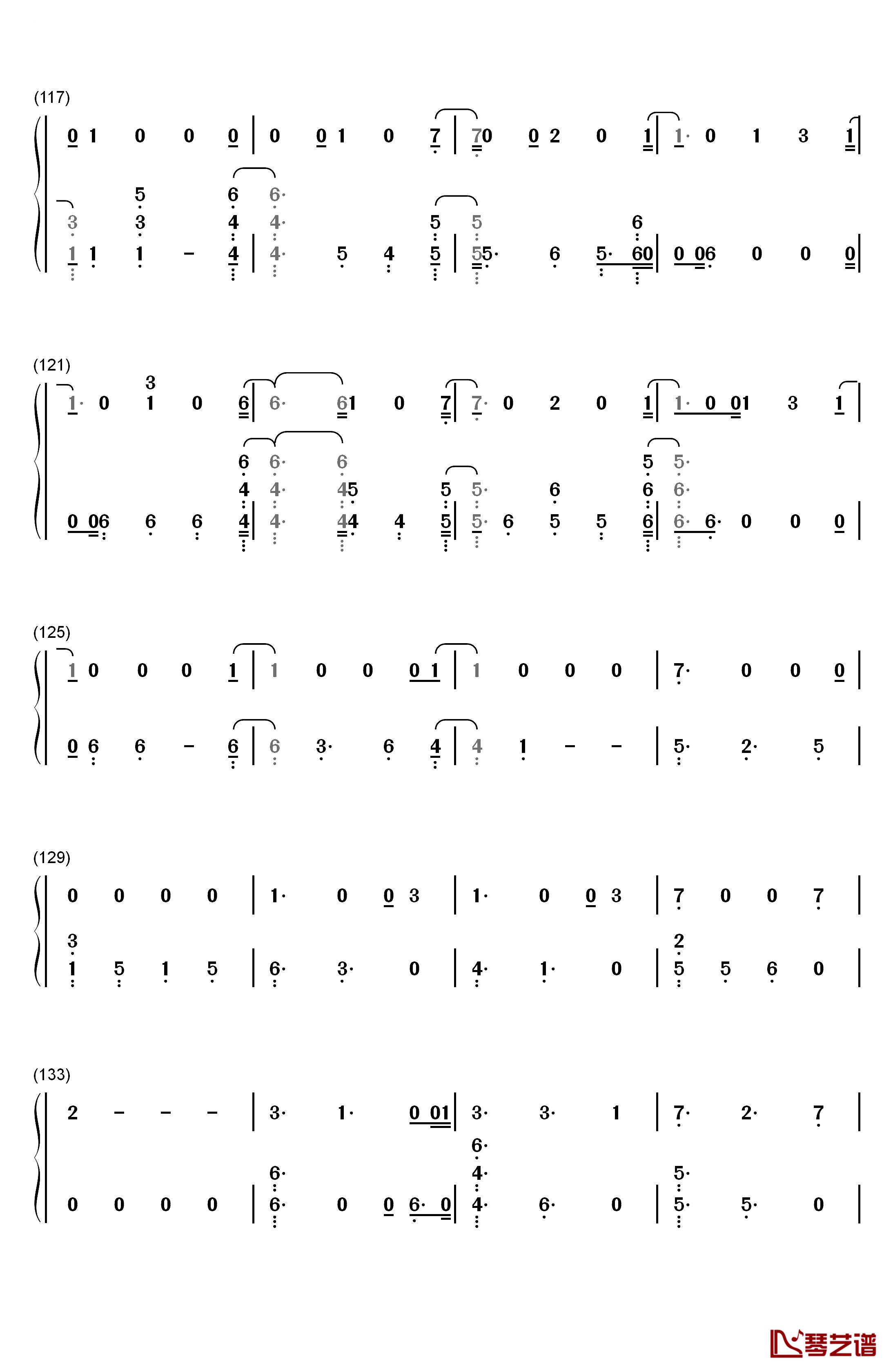 Follow Your Fire钢琴简谱-数字双手-Kodaline7