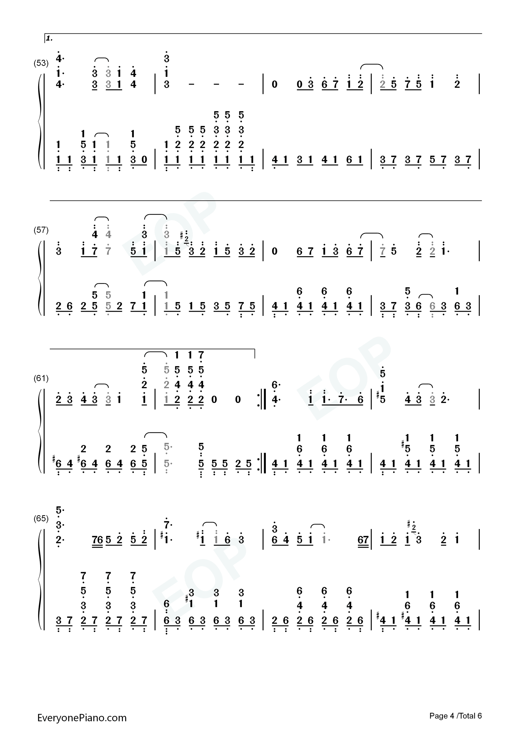 また あした钢琴简谱-悠木碧演唱4