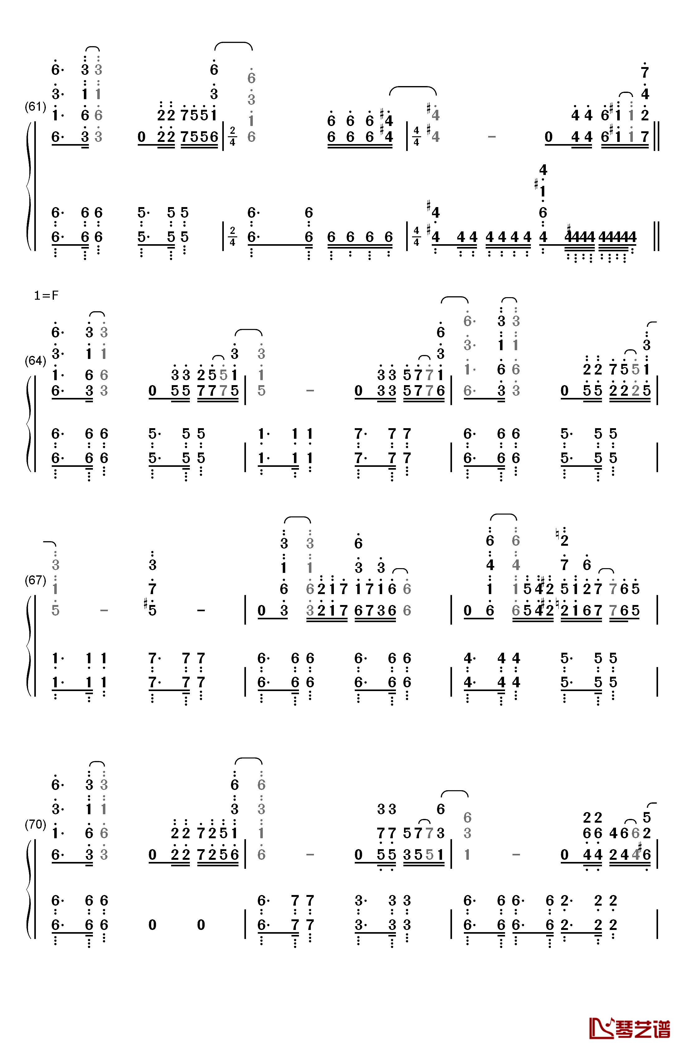 Hawaii Five钢琴简谱-数字双手-Brian Tyler6