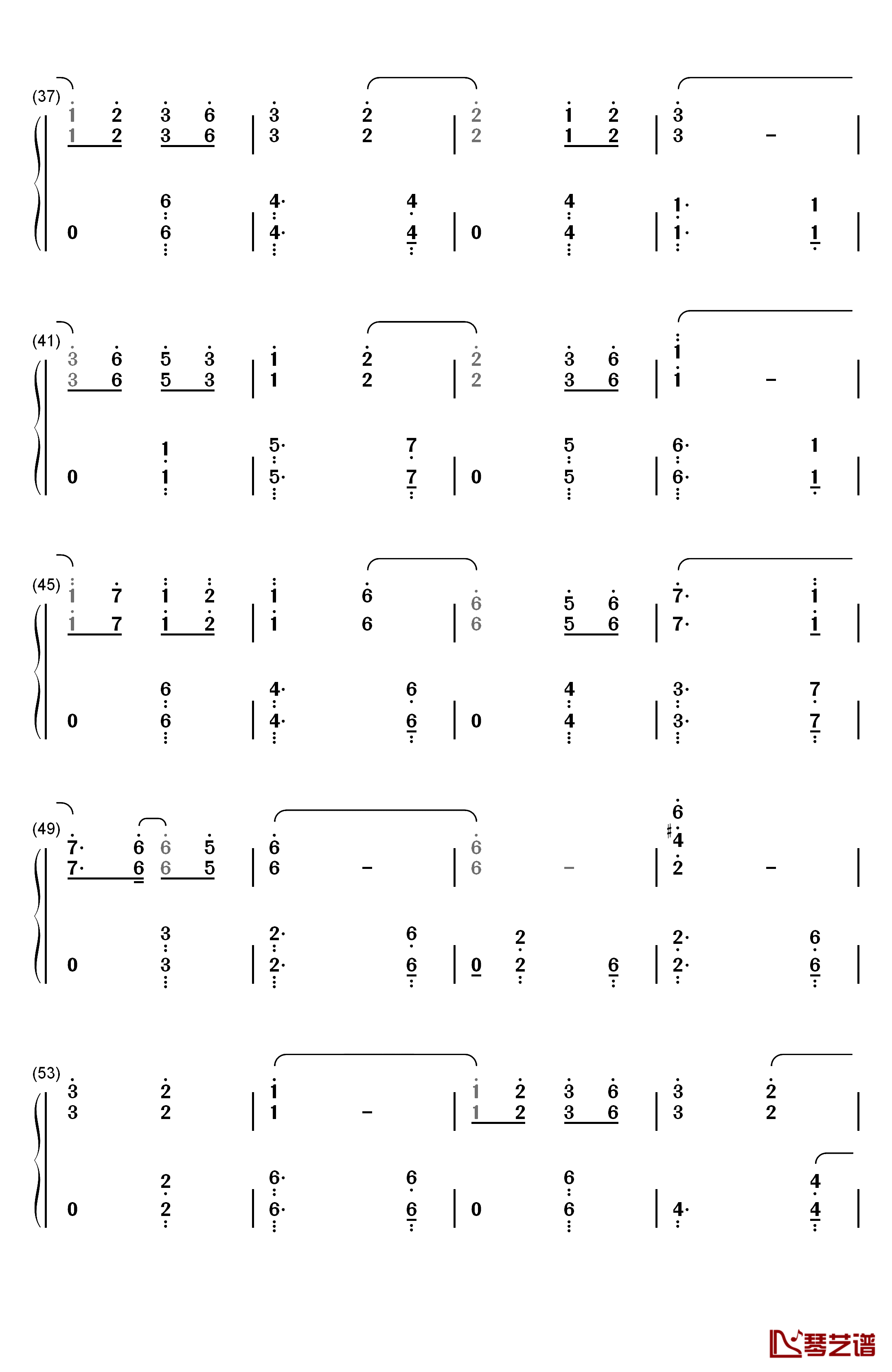 MGS钢琴简谱-数字双手-Norihiko Hibino3