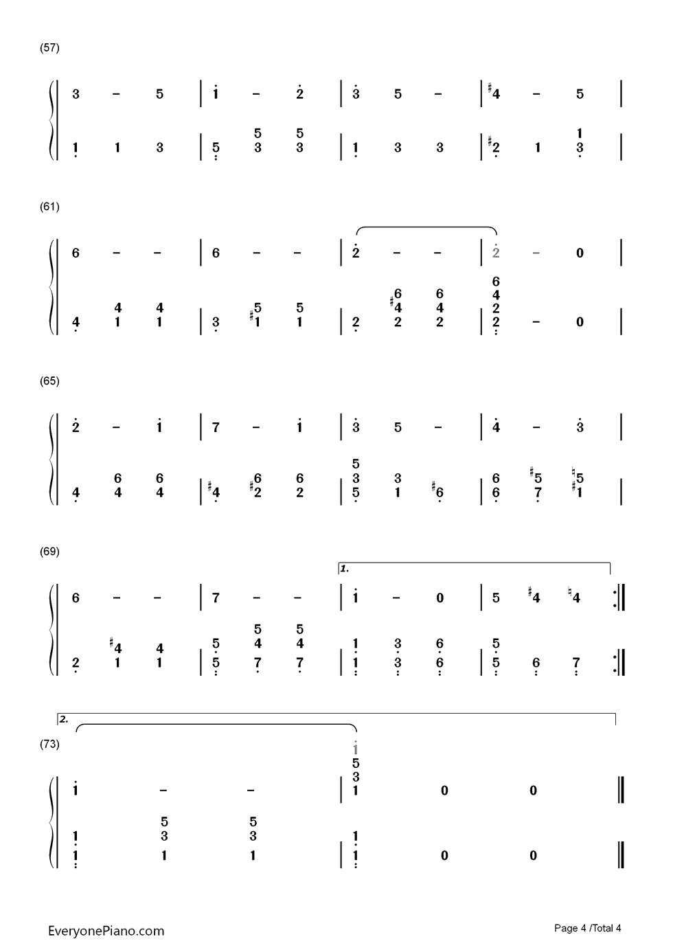 Let Me Call You Sweetheart钢琴简谱-Leo Friedman演唱4