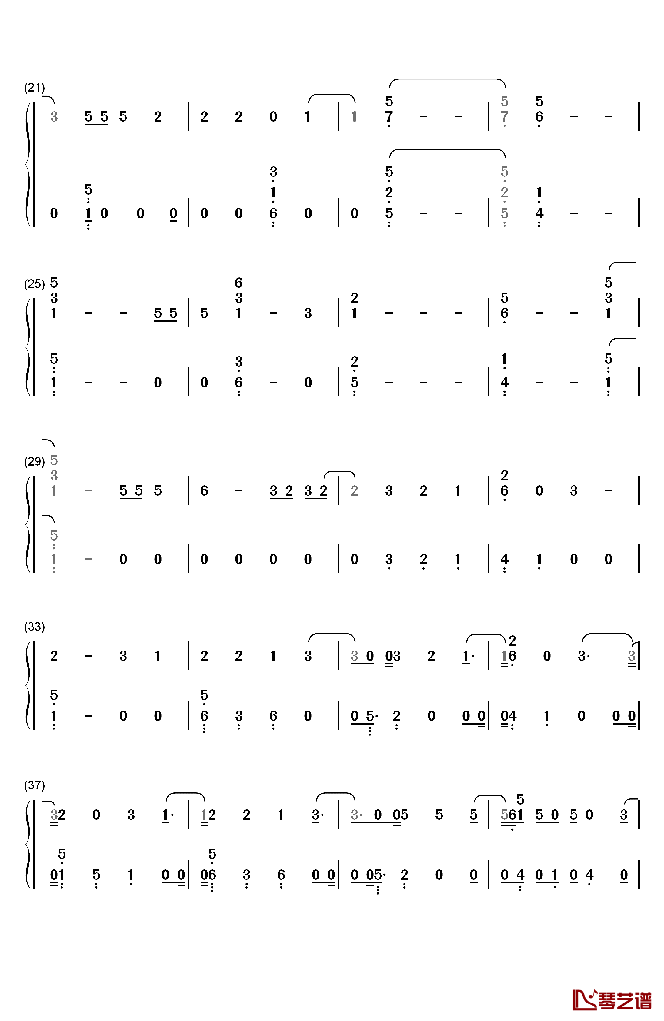 Marry Me钢琴简谱-数字双手-Thomas Rhett2